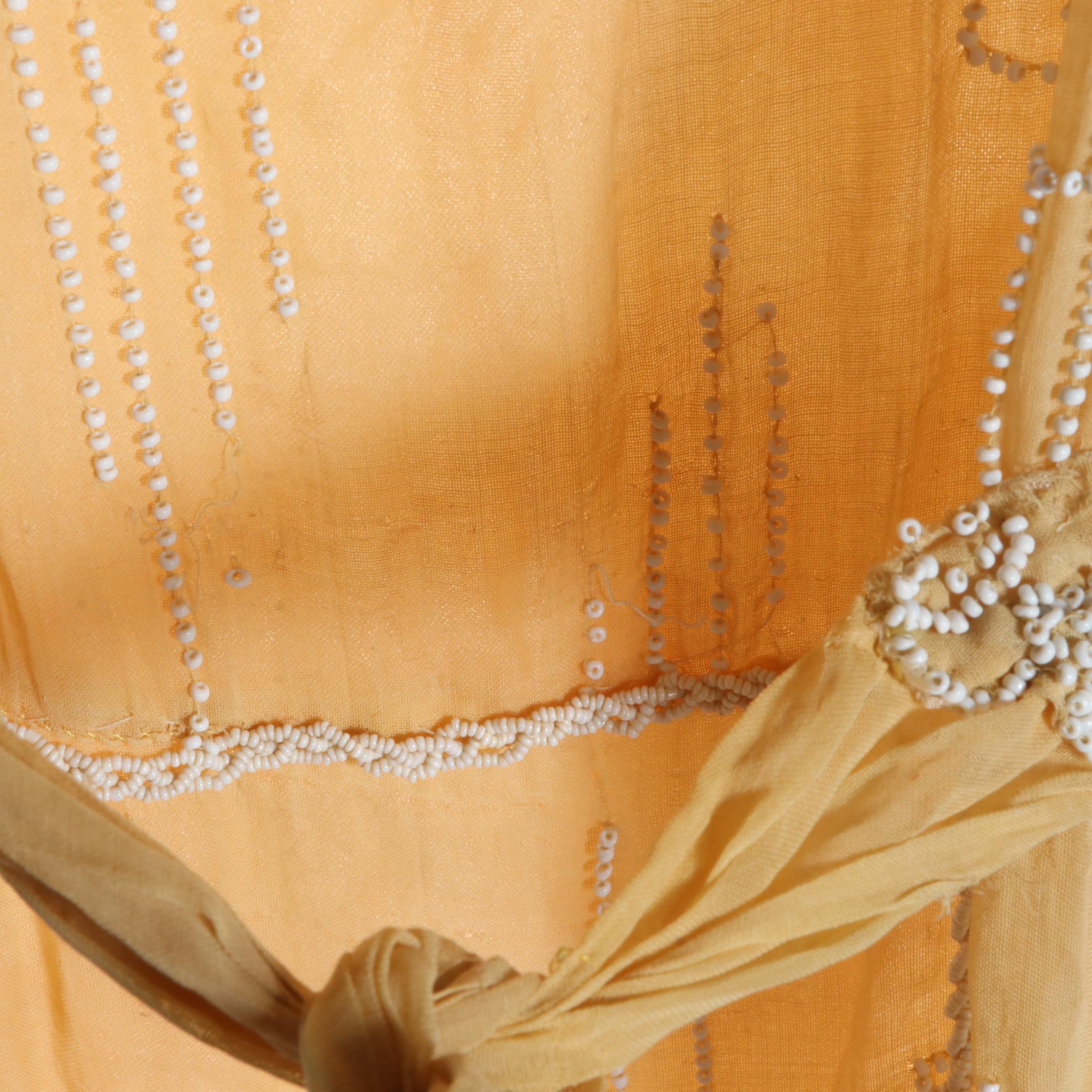La Garçonne Style Beaded Silk Dress, 1920s