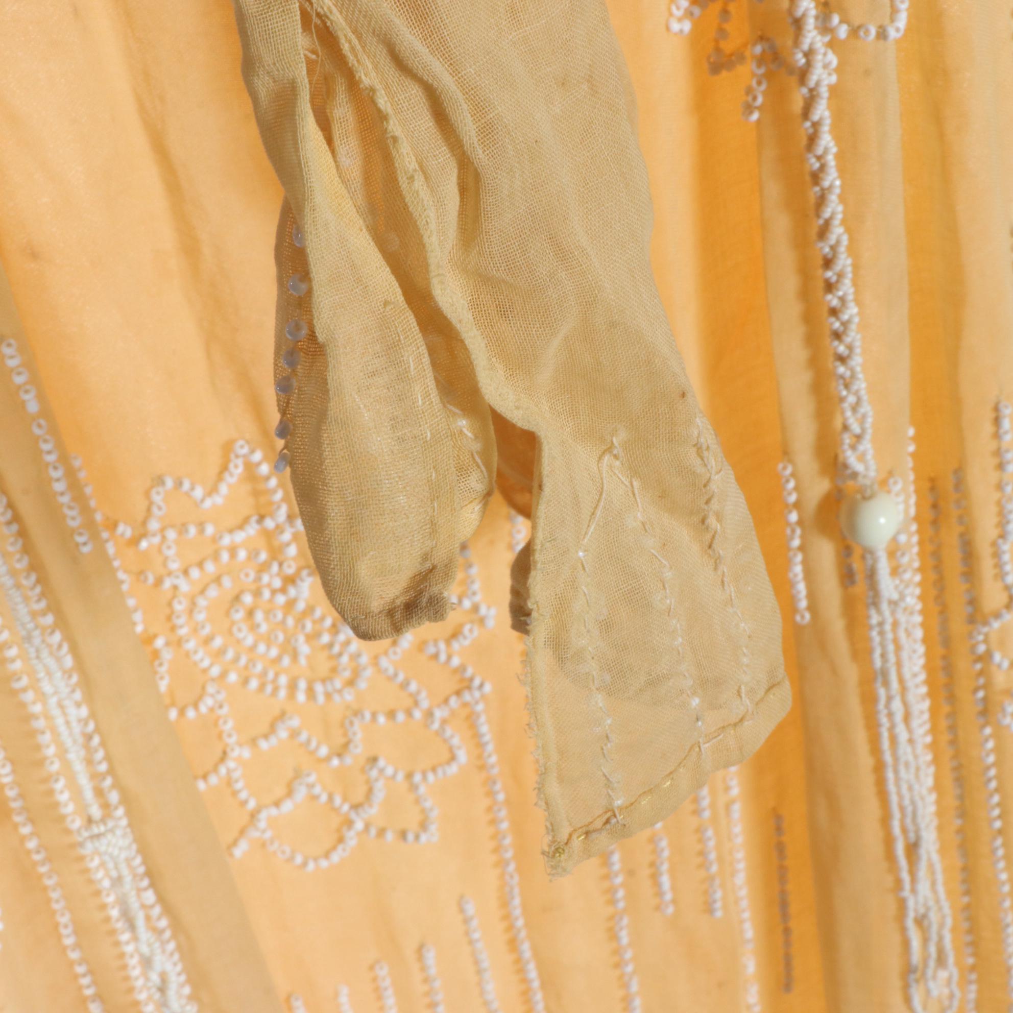 La Garçonne Style Beaded Silk Dress, 1920s