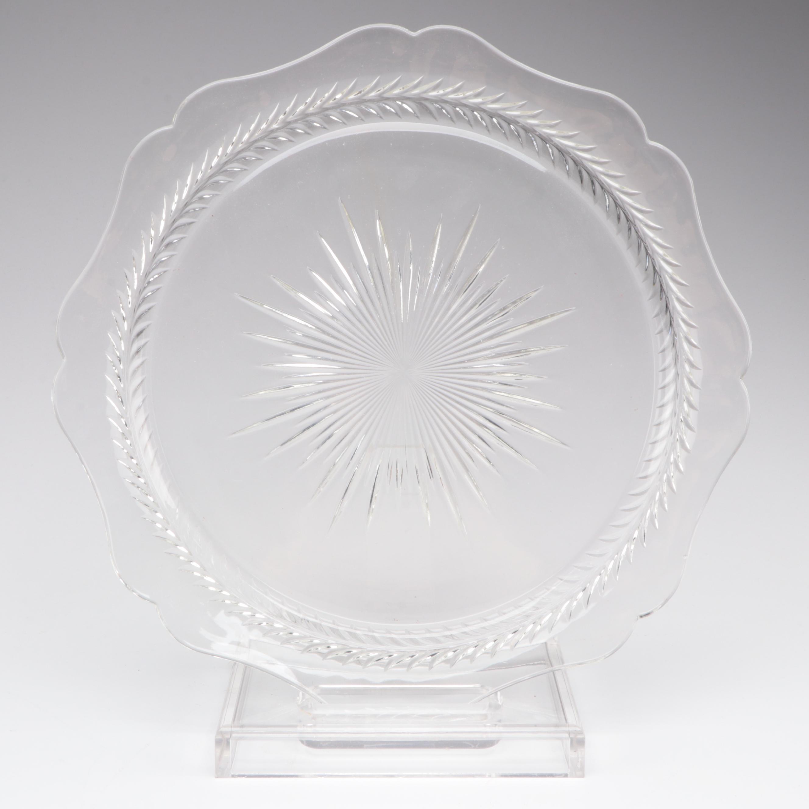 Lancaster "Jubilee" Tray with Other Yellow and Clear Depression Glass Tableware
