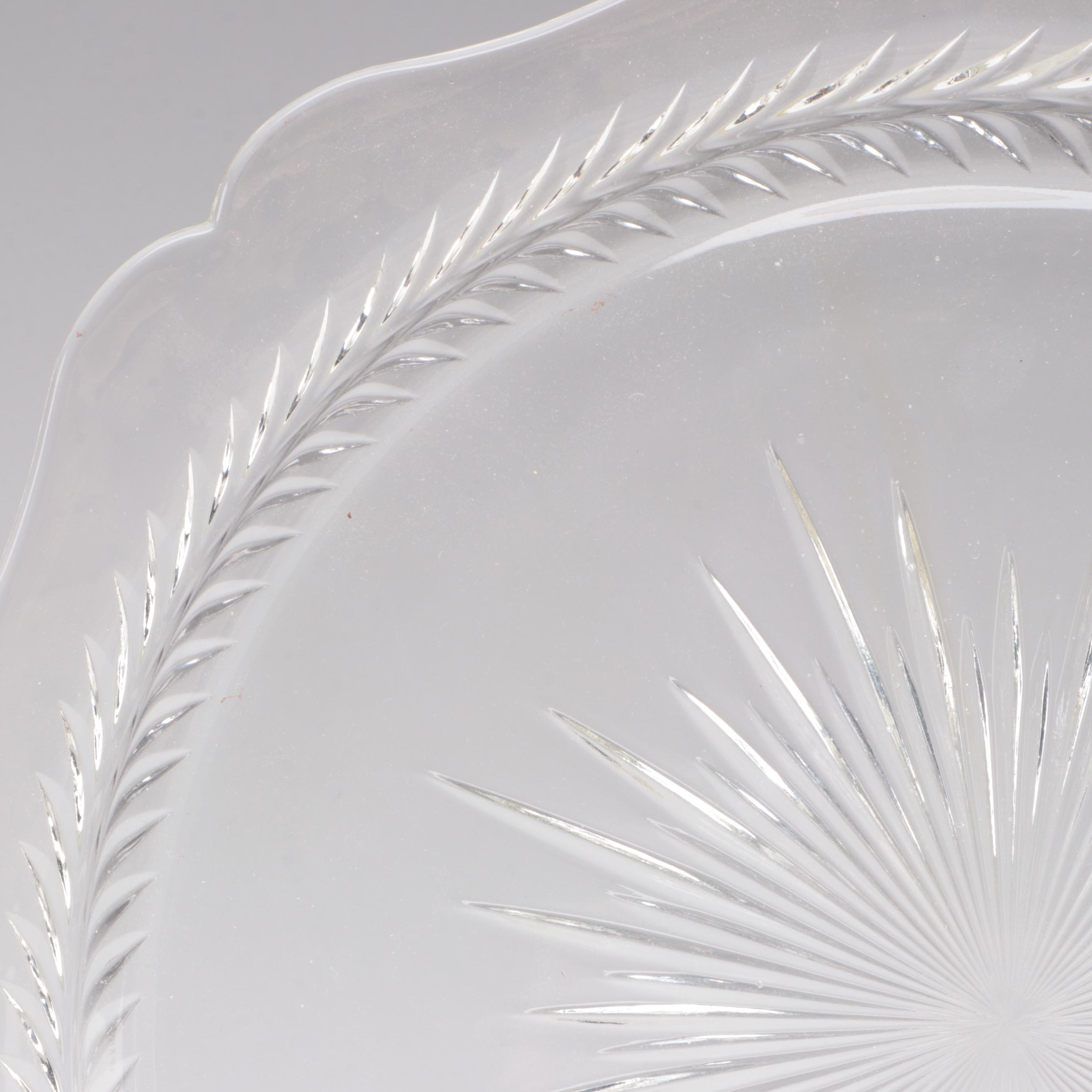 Lancaster "Jubilee" Tray with Other Yellow and Clear Depression Glass Tableware