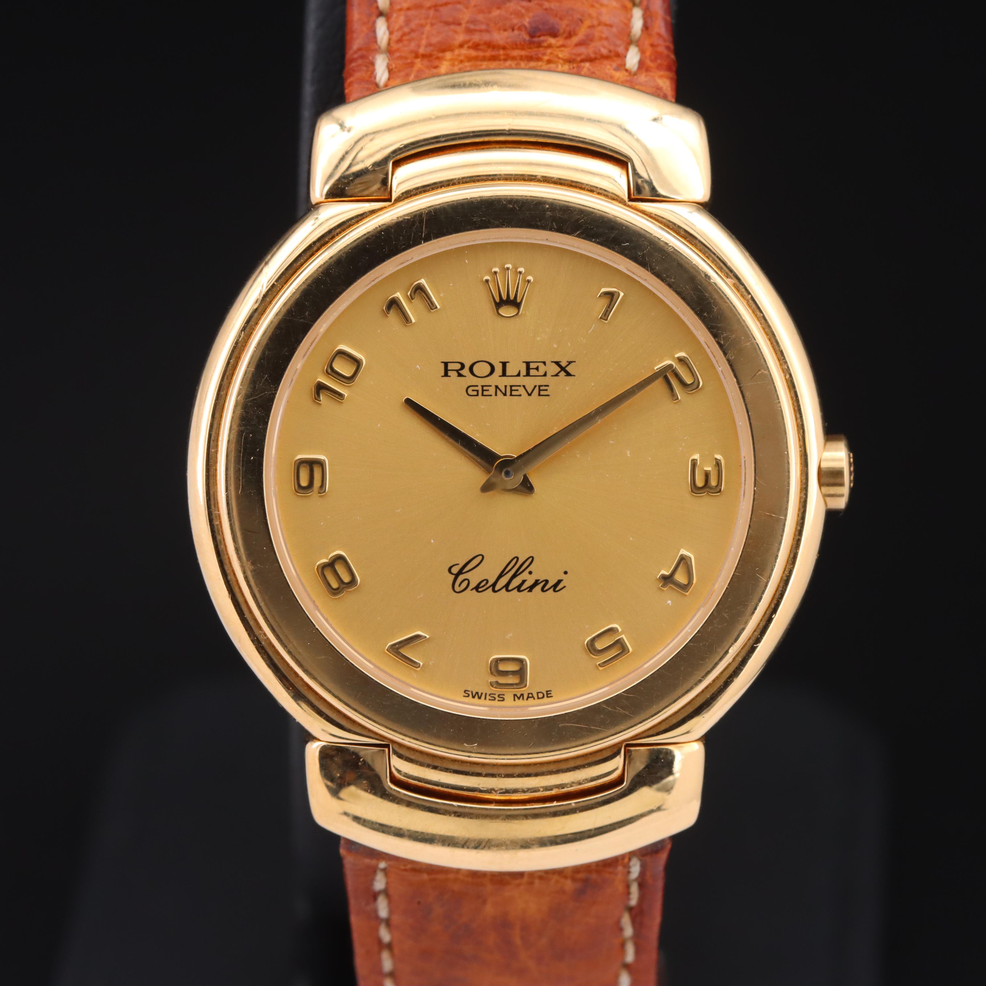 18K Rolex Cellini Watch