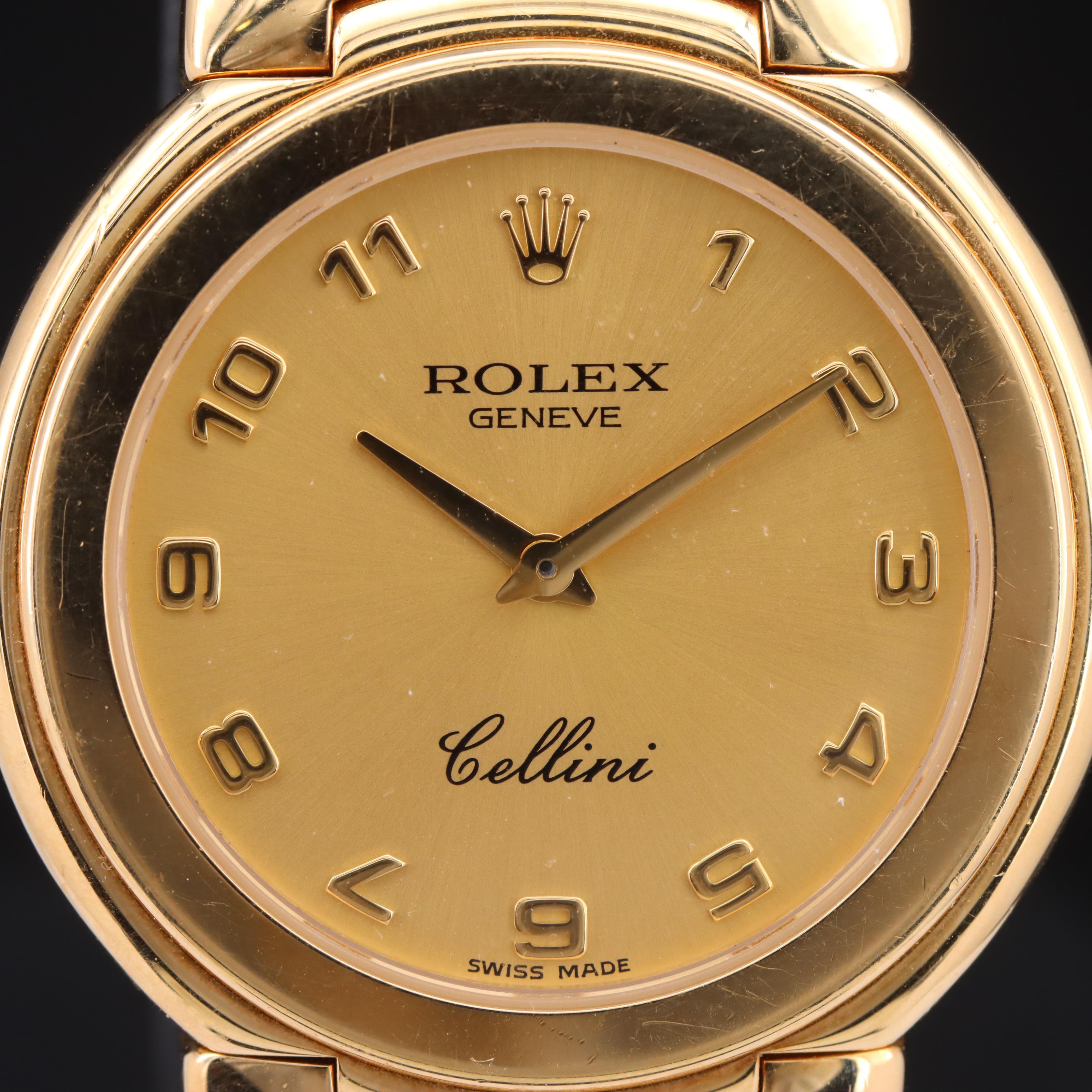 18K Rolex Cellini Watch
