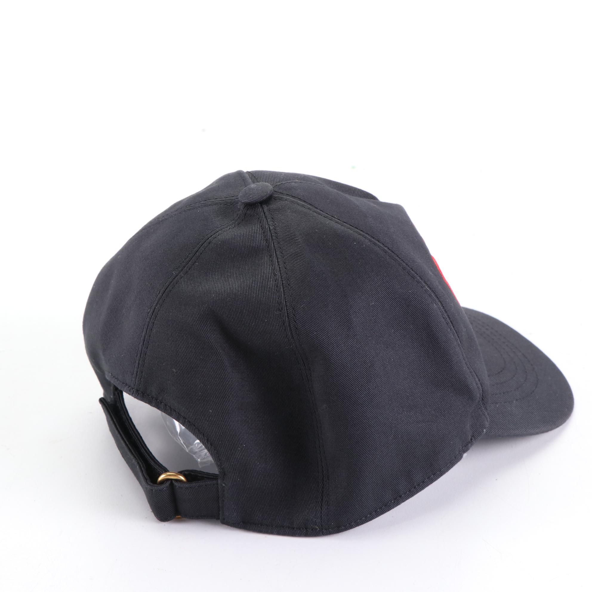 Gucci ''Fall Winter 2019/2020'' Baseball Cap in Embroidered Cotton Gabardine