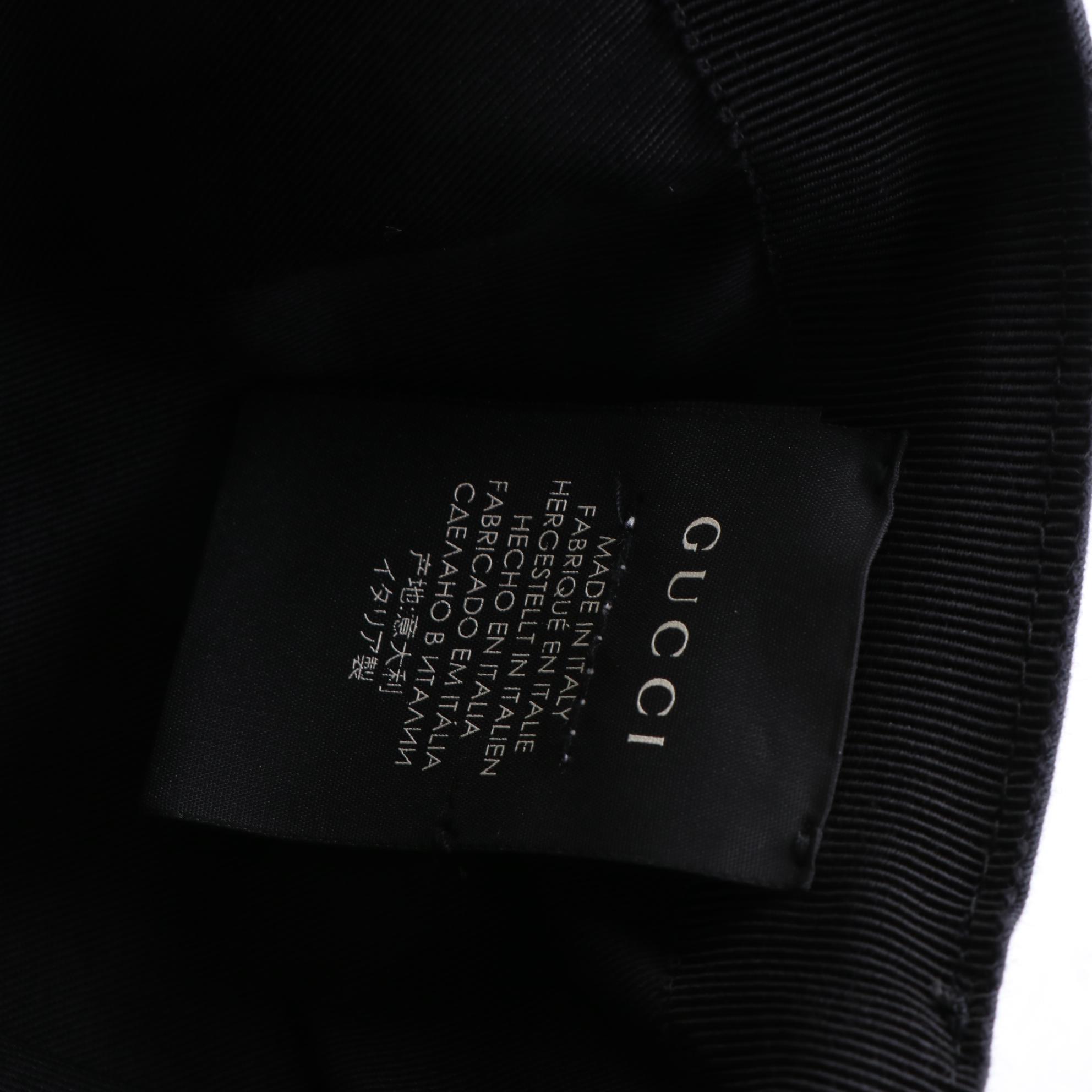 Gucci ''Fall Winter 2019/2020'' Baseball Cap in Embroidered Cotton Gabardine