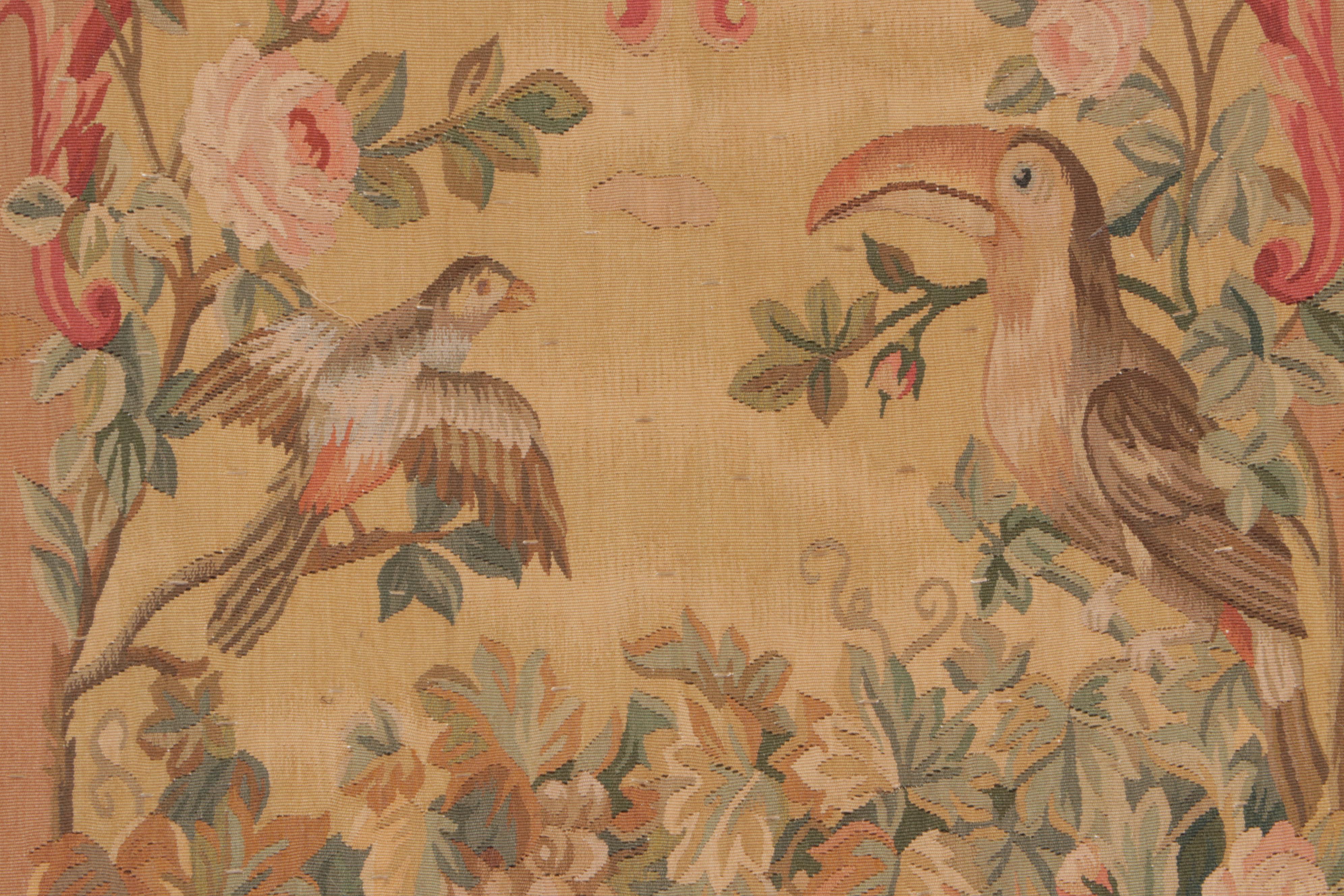 French Tropical Animals Woven Tapestries, 19th Century