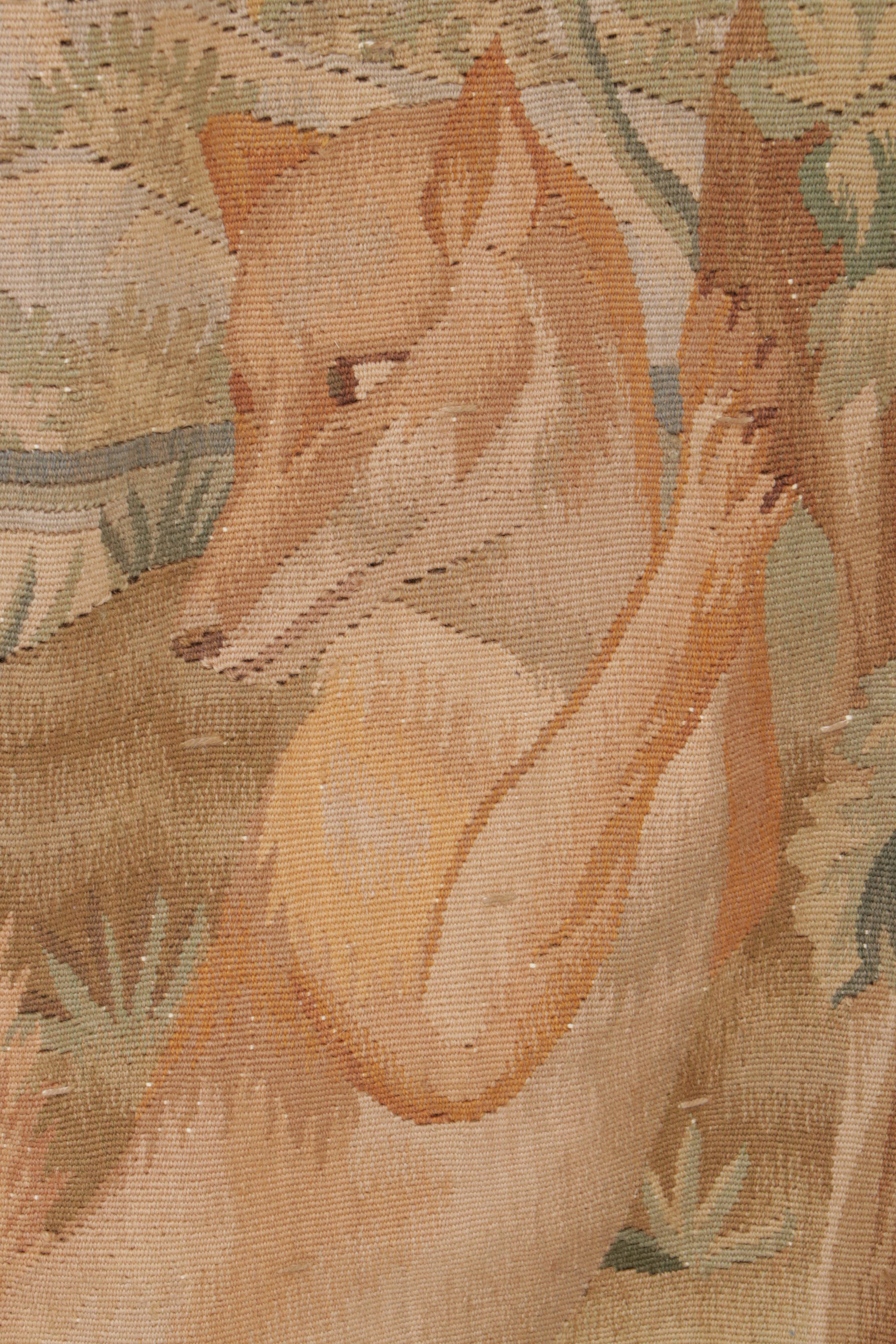 French Tropical Animals Woven Tapestries, 19th Century