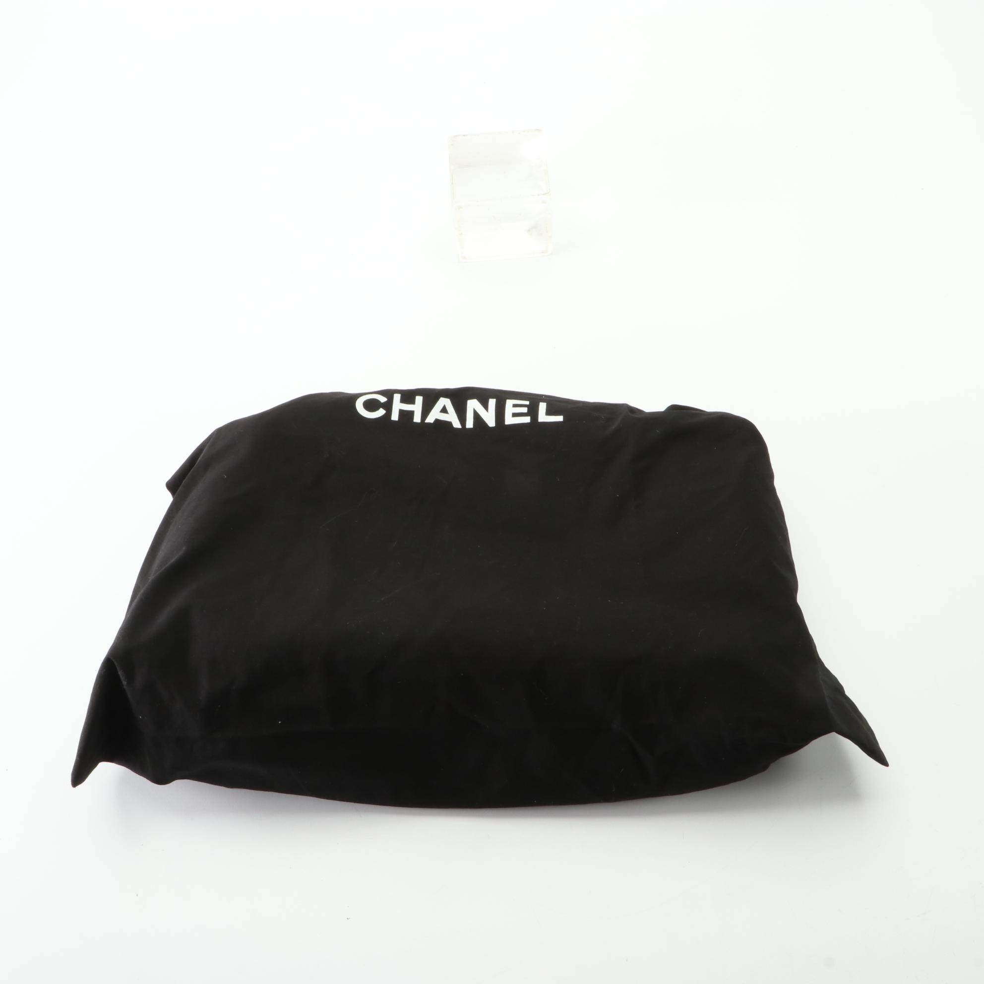 Chanel Secret Tag Bowling Bag in Quilted Leather