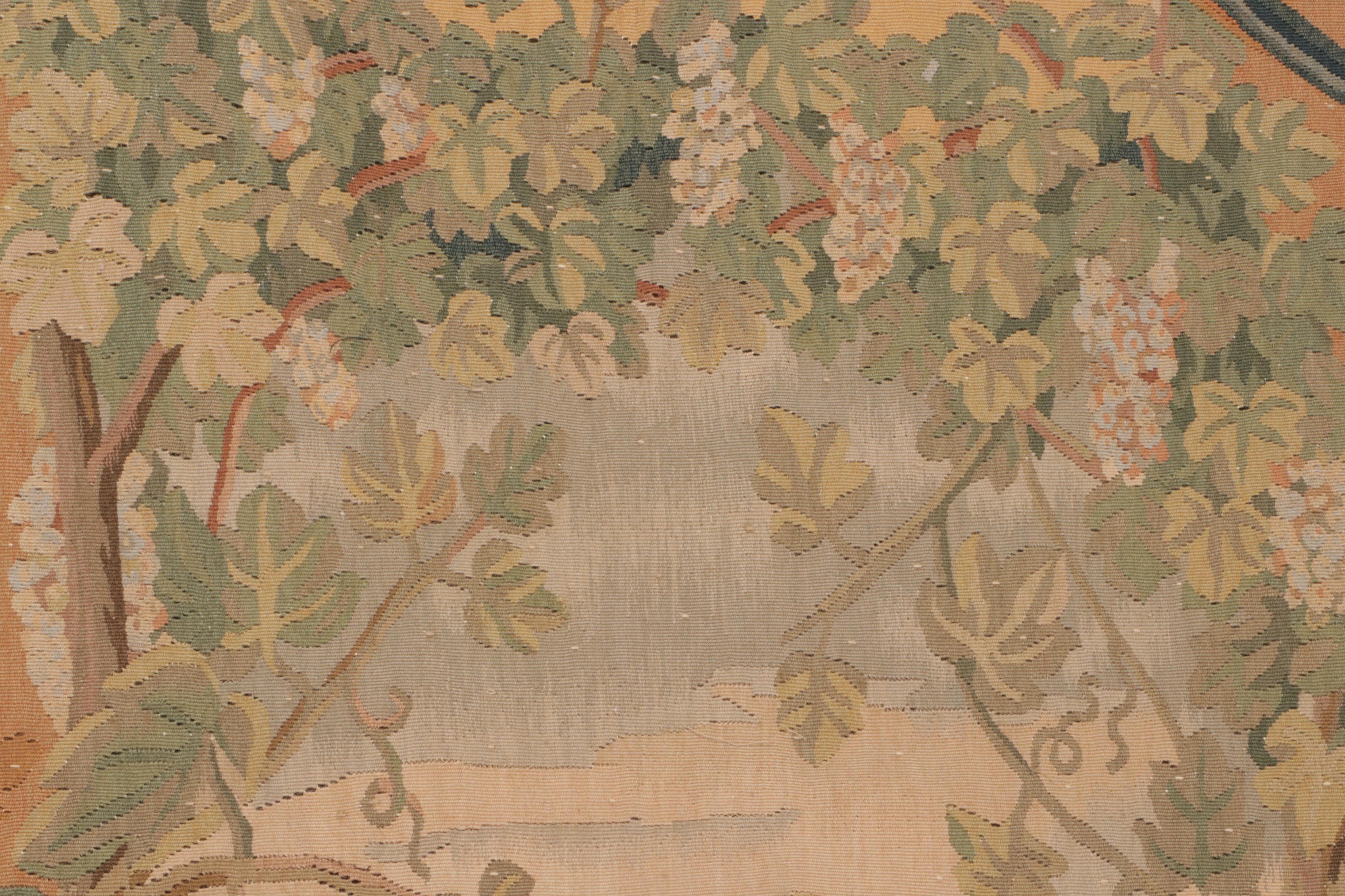 French Tropical Animals Woven Tapestries, 19th Century