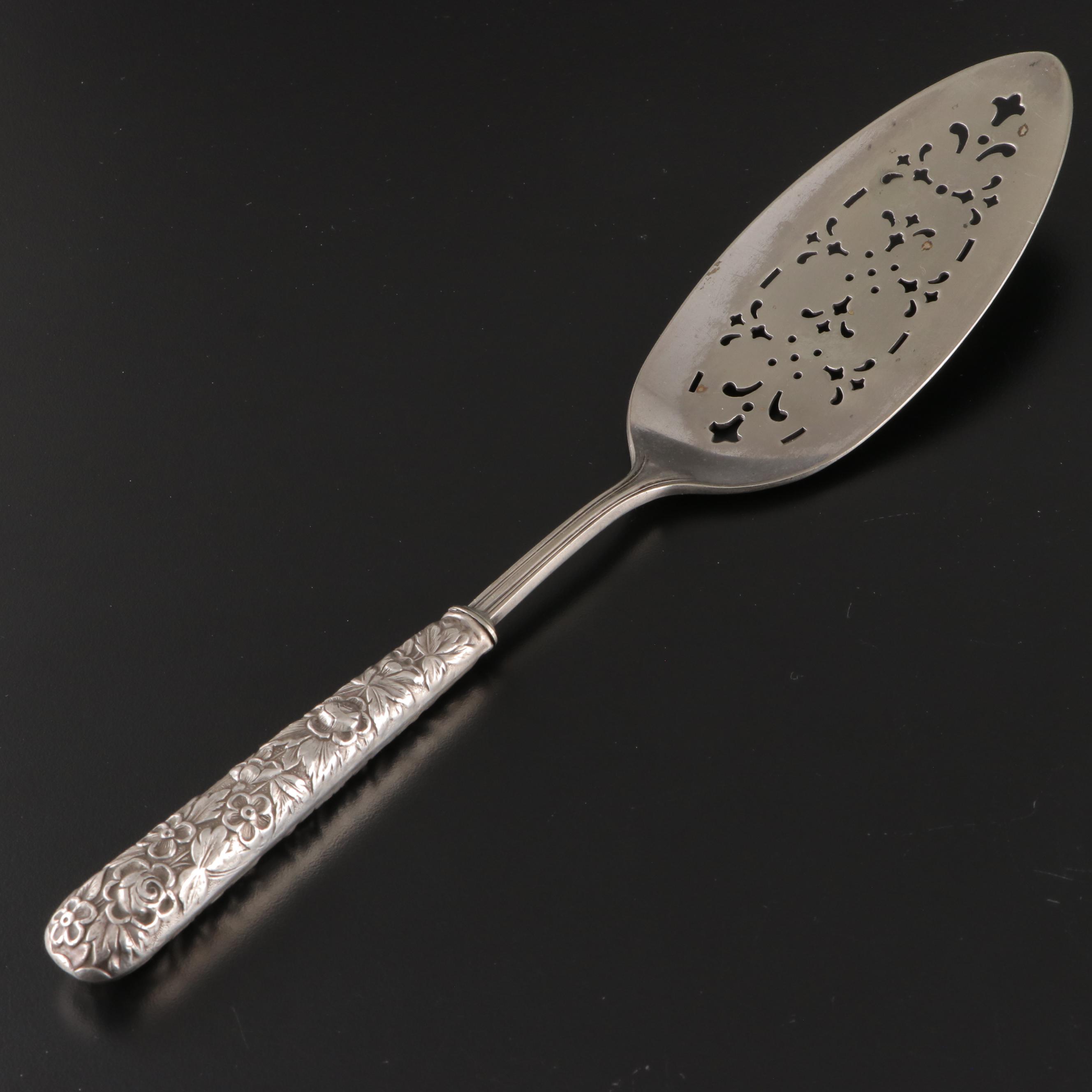 S. Kirk & Son, G.H. French & Co. and Other Repoussé Sterling Handled Serveware