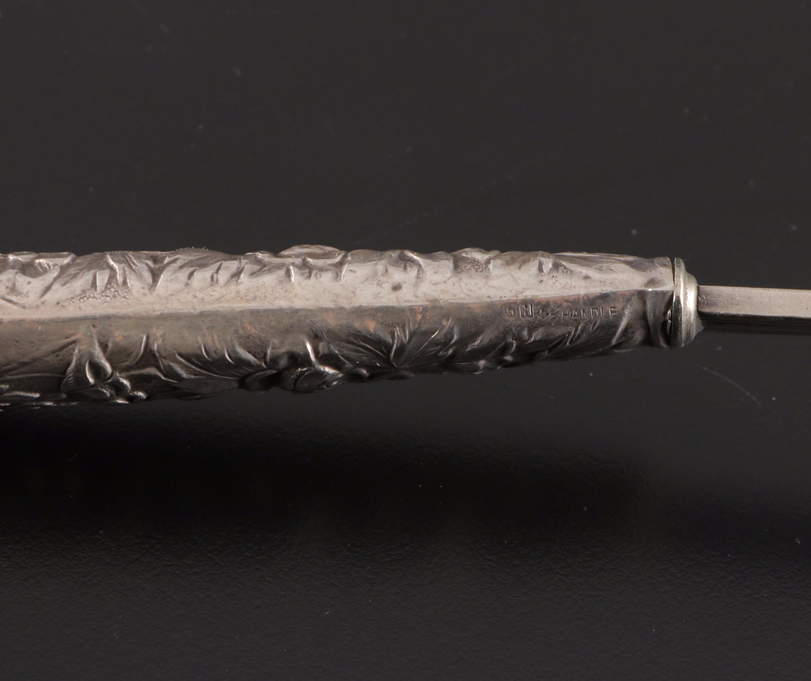 S. Kirk & Son, G.H. French & Co. and Other Repoussé Sterling Handled Serveware