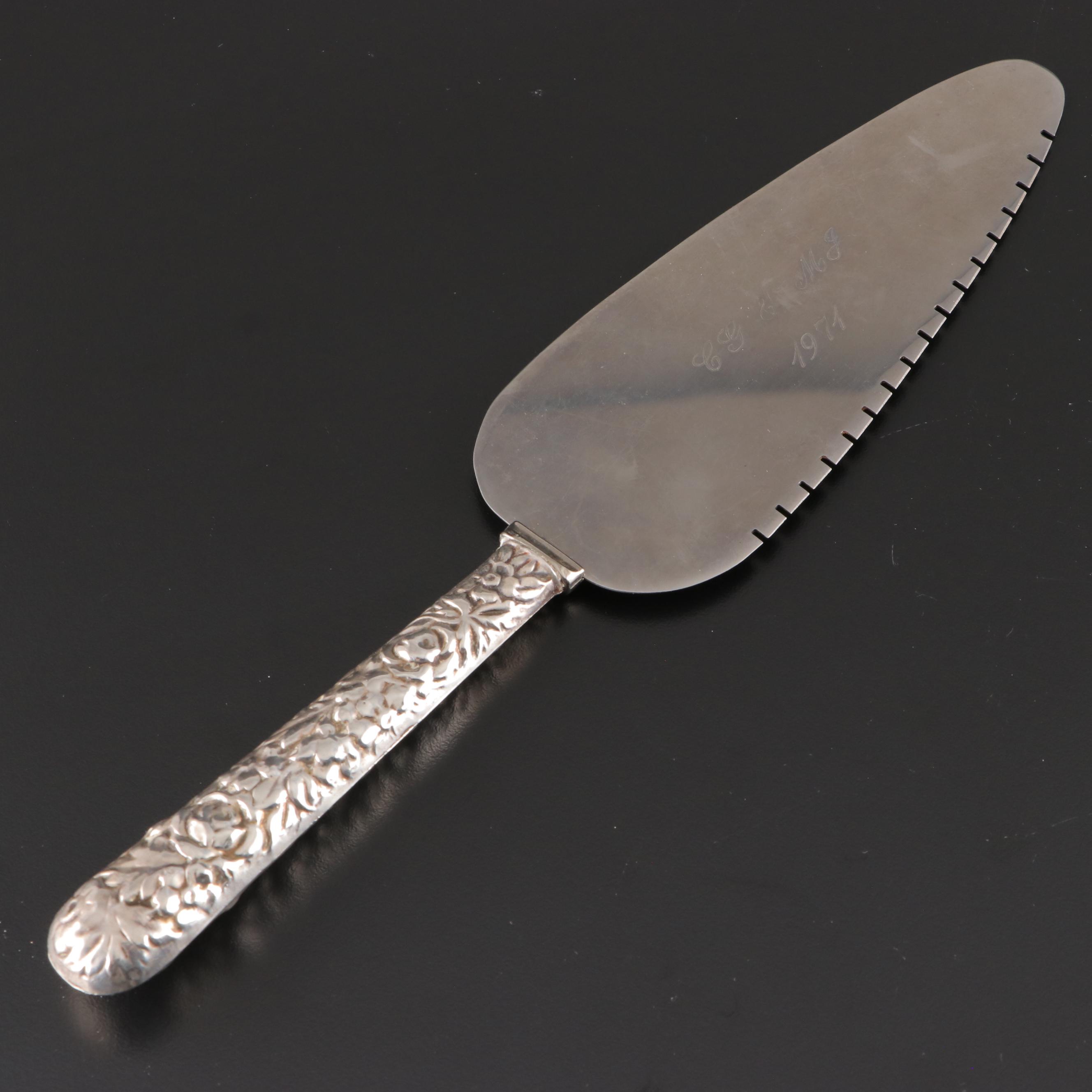 S. Kirk & Son, G.H. French & Co. and Other Repoussé Sterling Handled Serveware