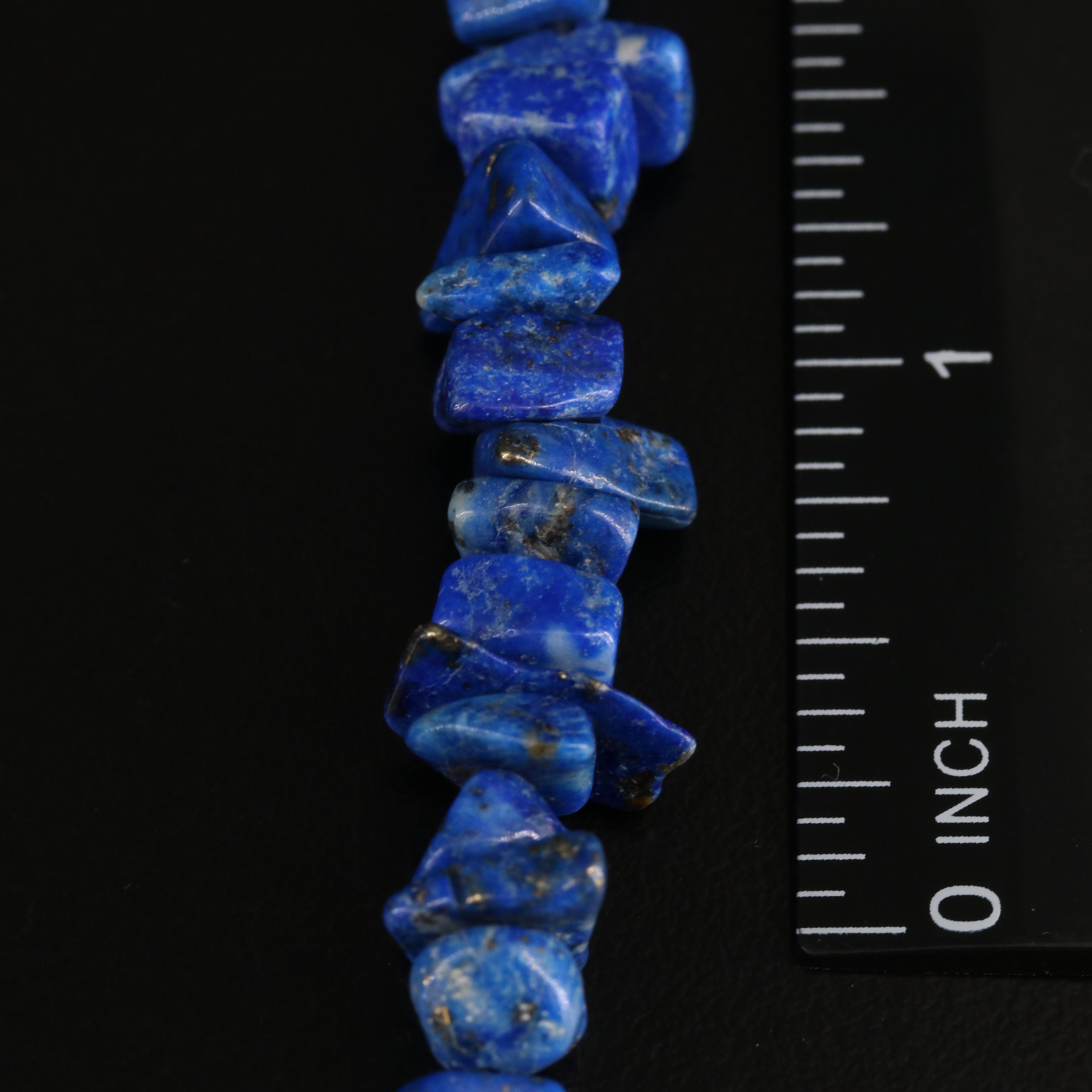 Lapis Lazuli Tumbled Bead Necklaces