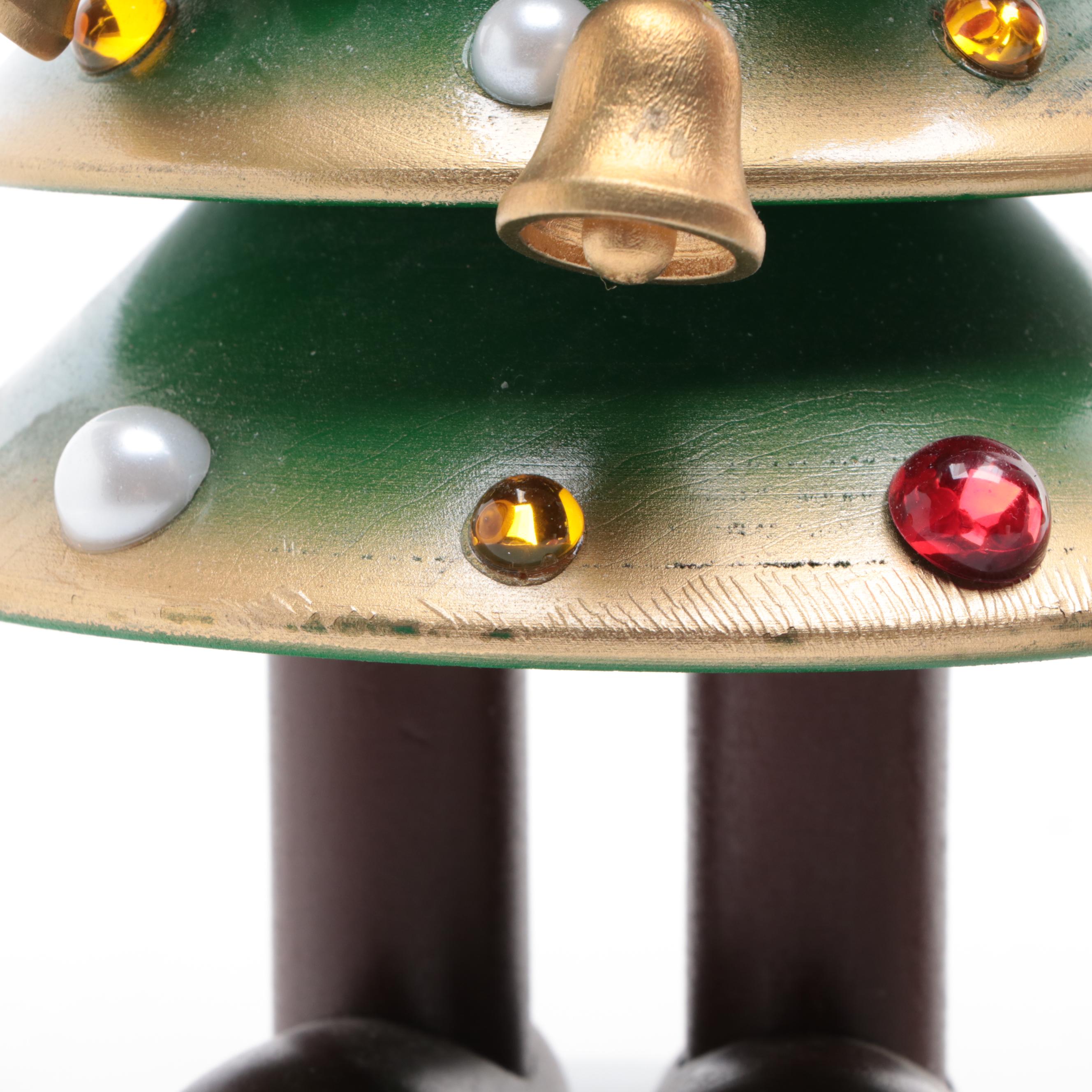 Steinbach Saint Nicholas and Christmas Tree Nutcrackers