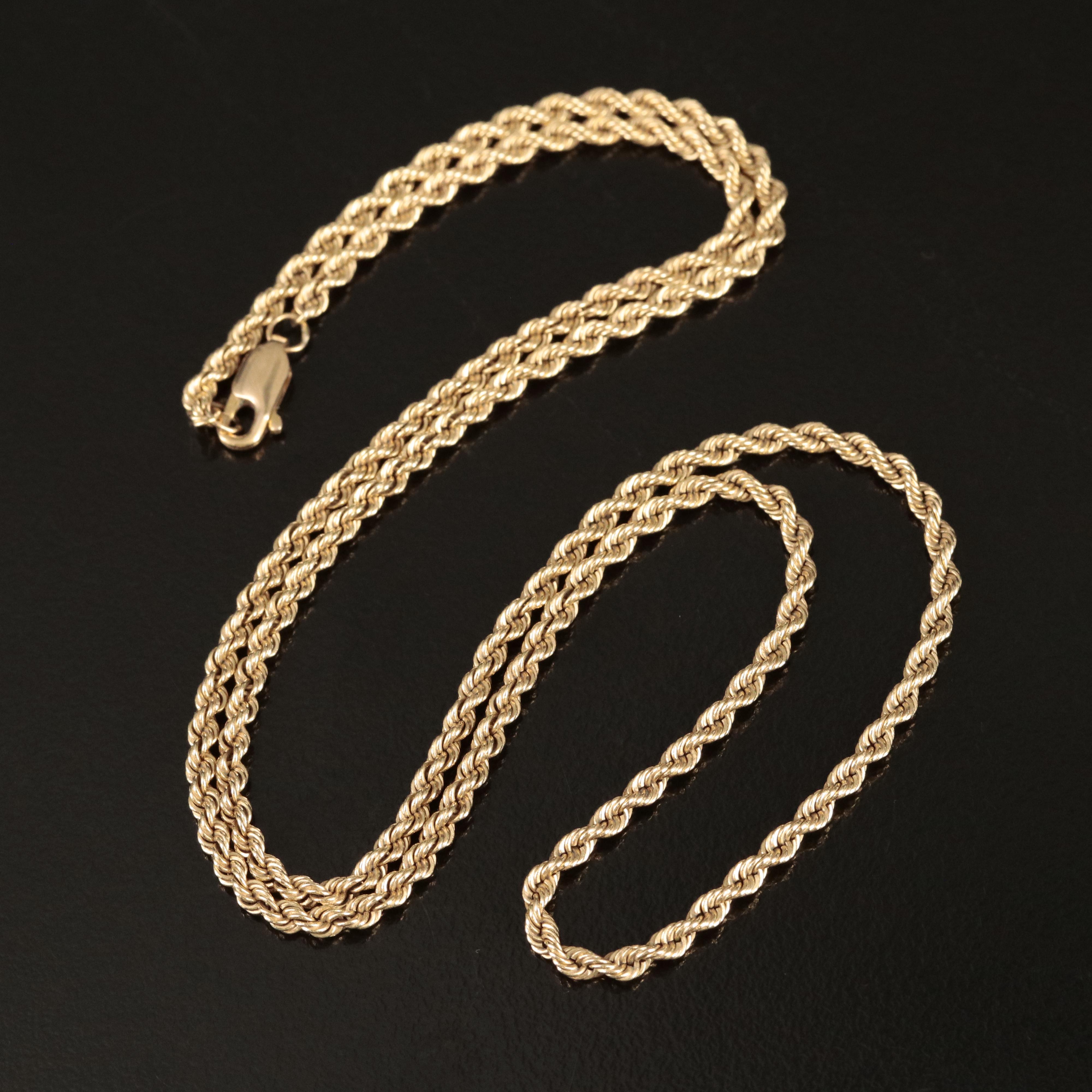 14K Rope Chain