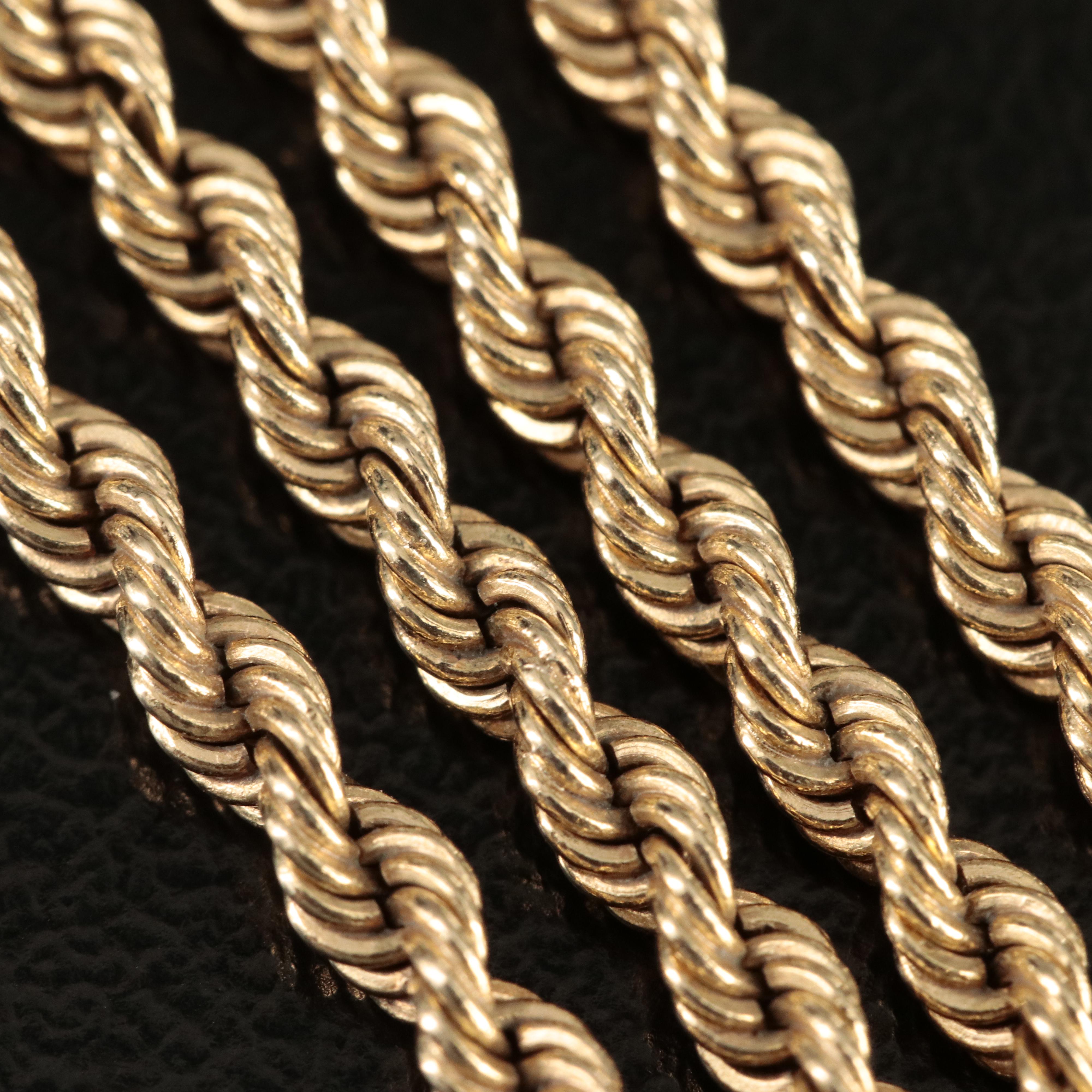 14K Rope Chain