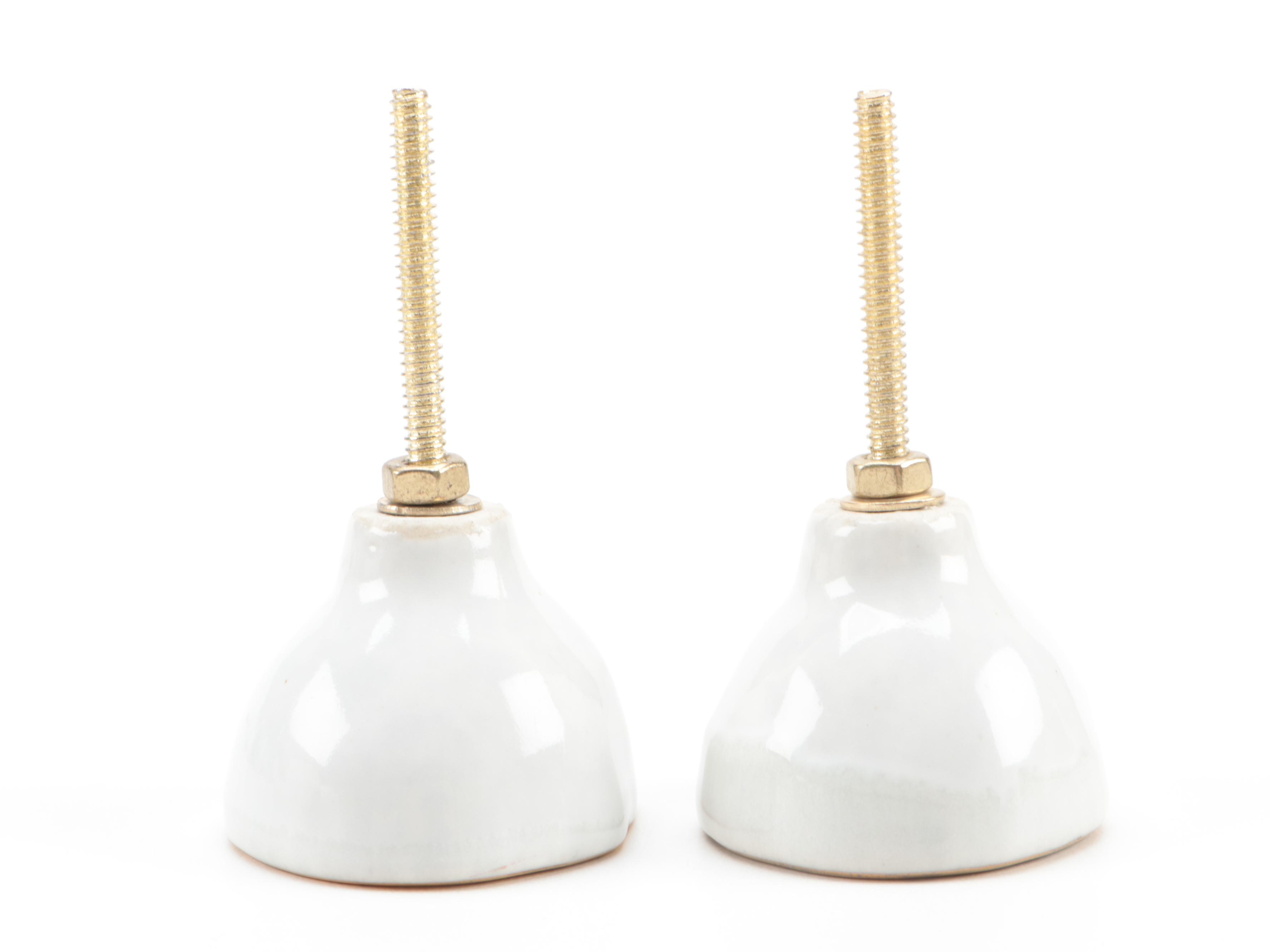 Glazed Porcelain Cabinet Knobs