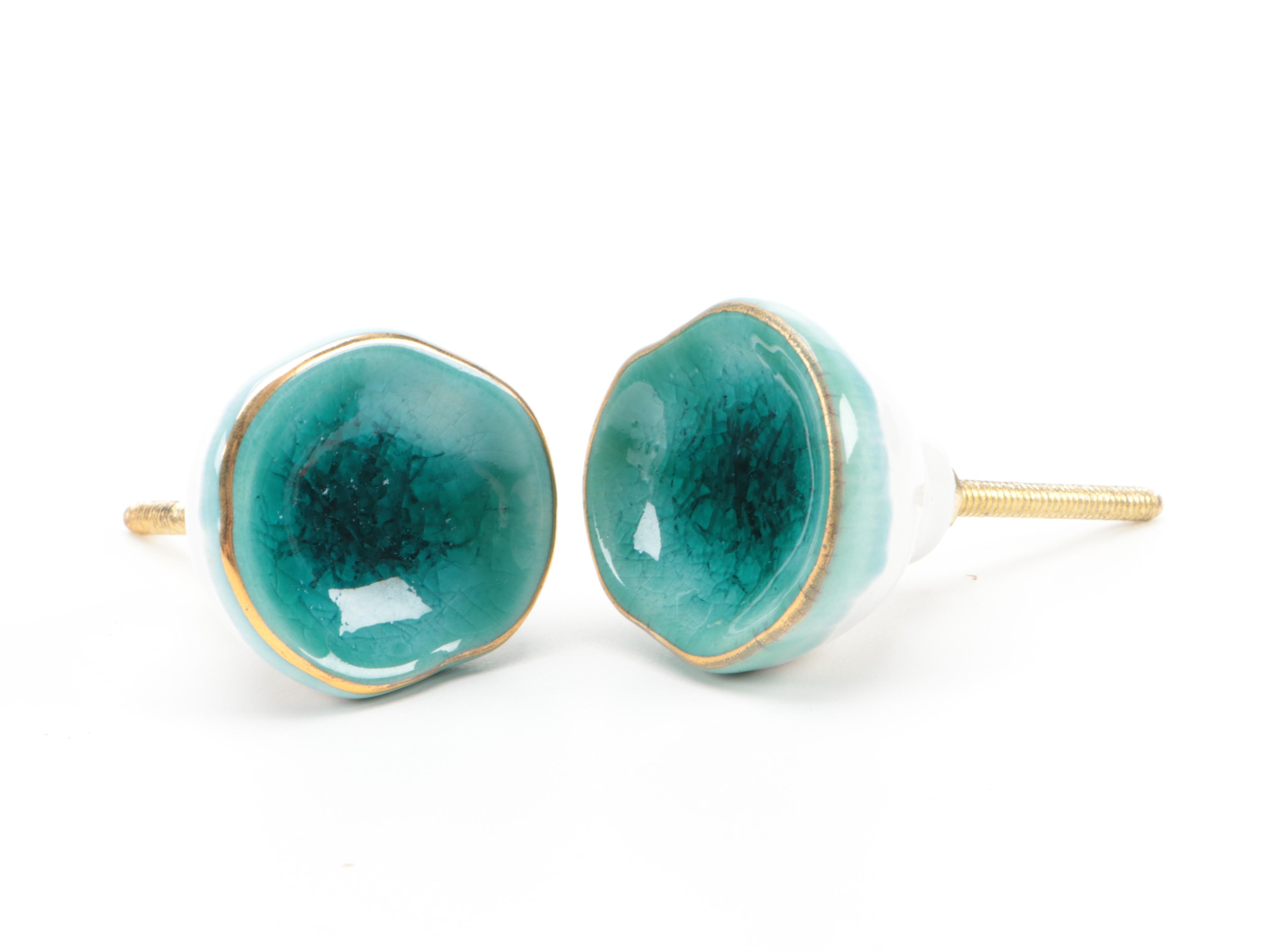 Glazed Porcelain Cabinet Knobs