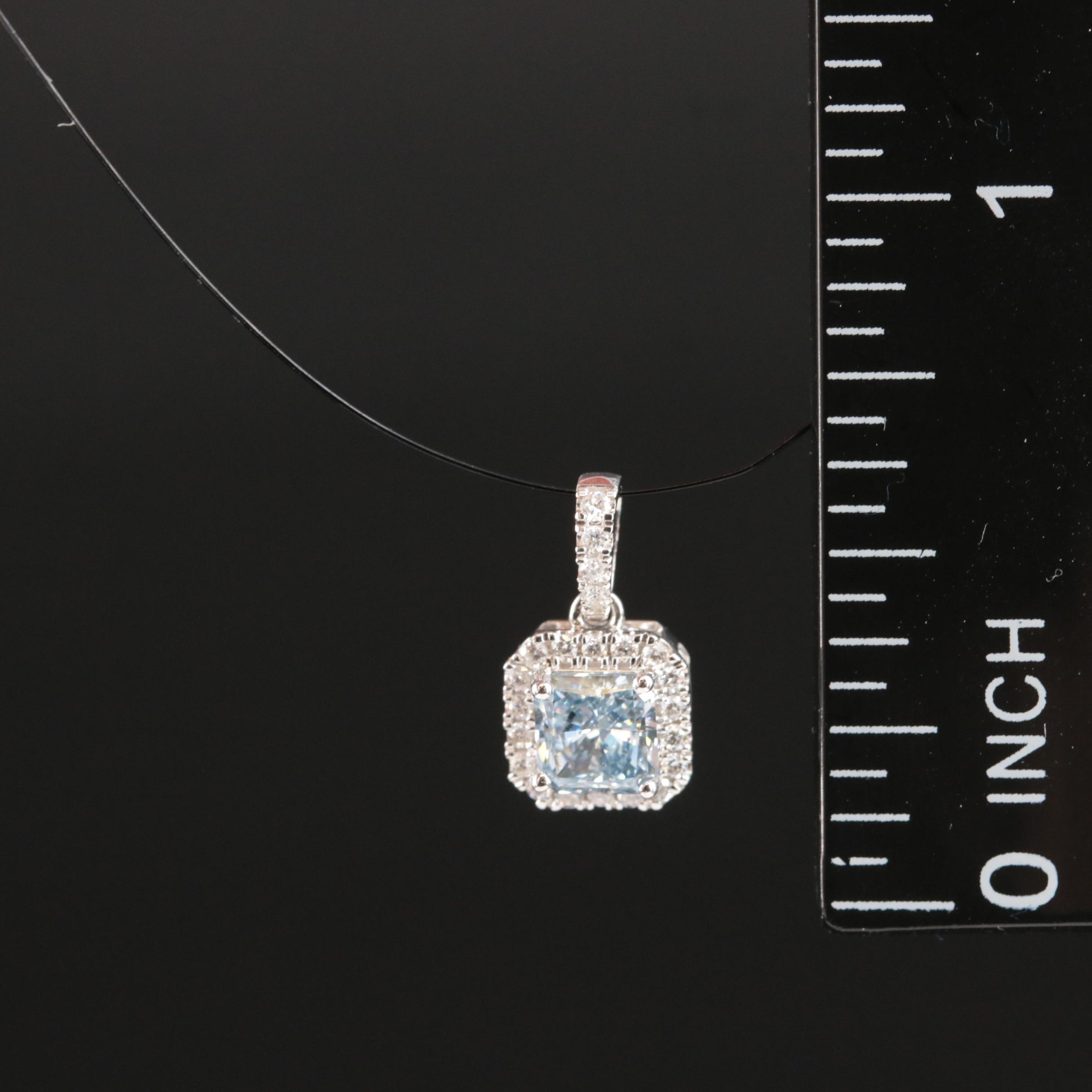 14K 0.59 CTW Lab Grown Diamond Pendant