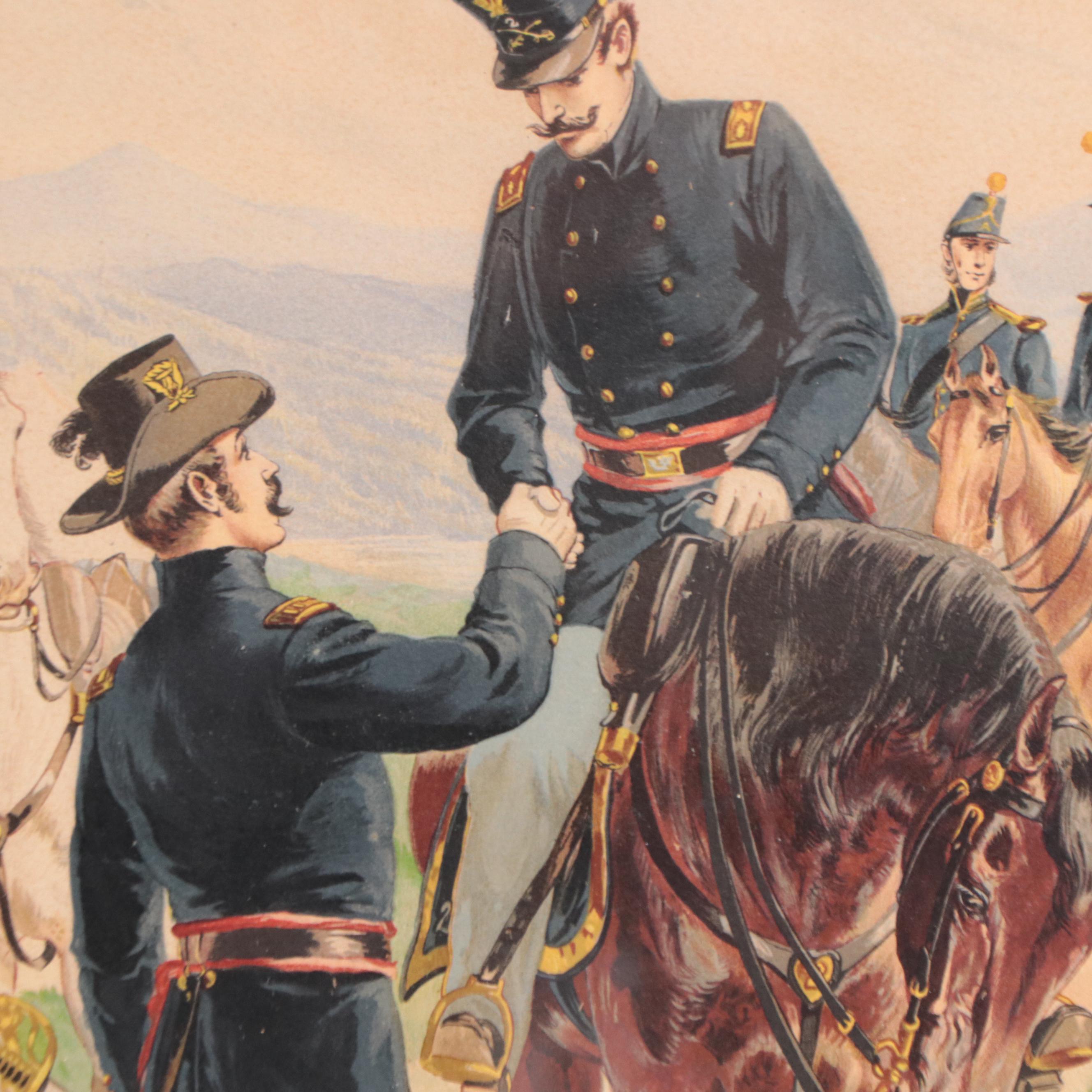 Chromolithographs After Henry Ogden of Military Scenes