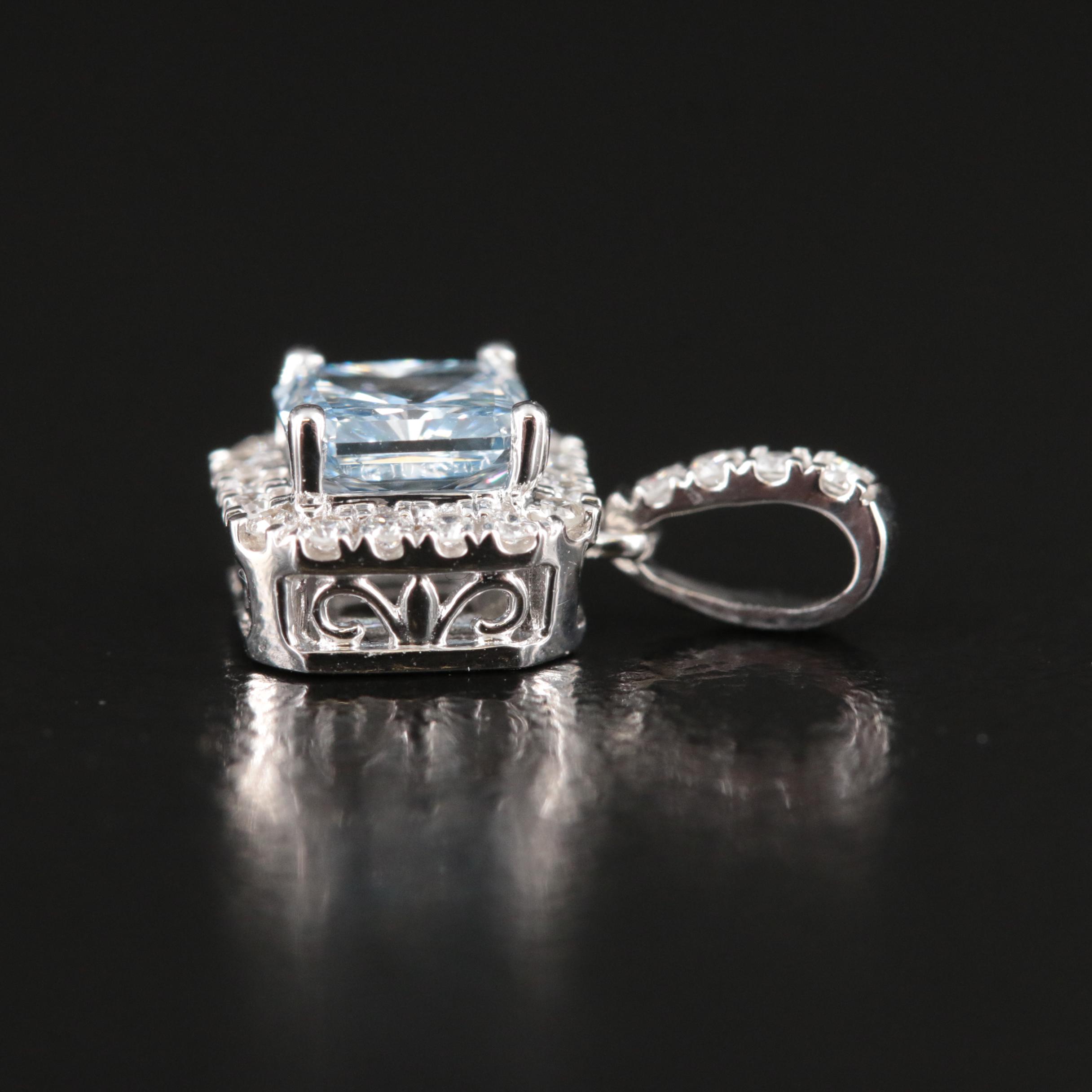 14K 0.59 CTW Lab Grown Diamond Pendant