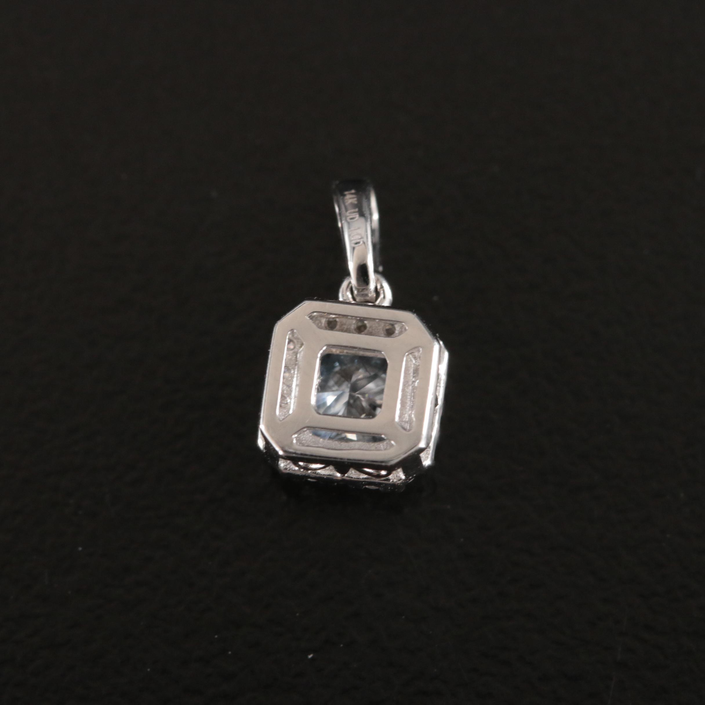 14K 0.59 CTW Lab Grown Diamond Pendant