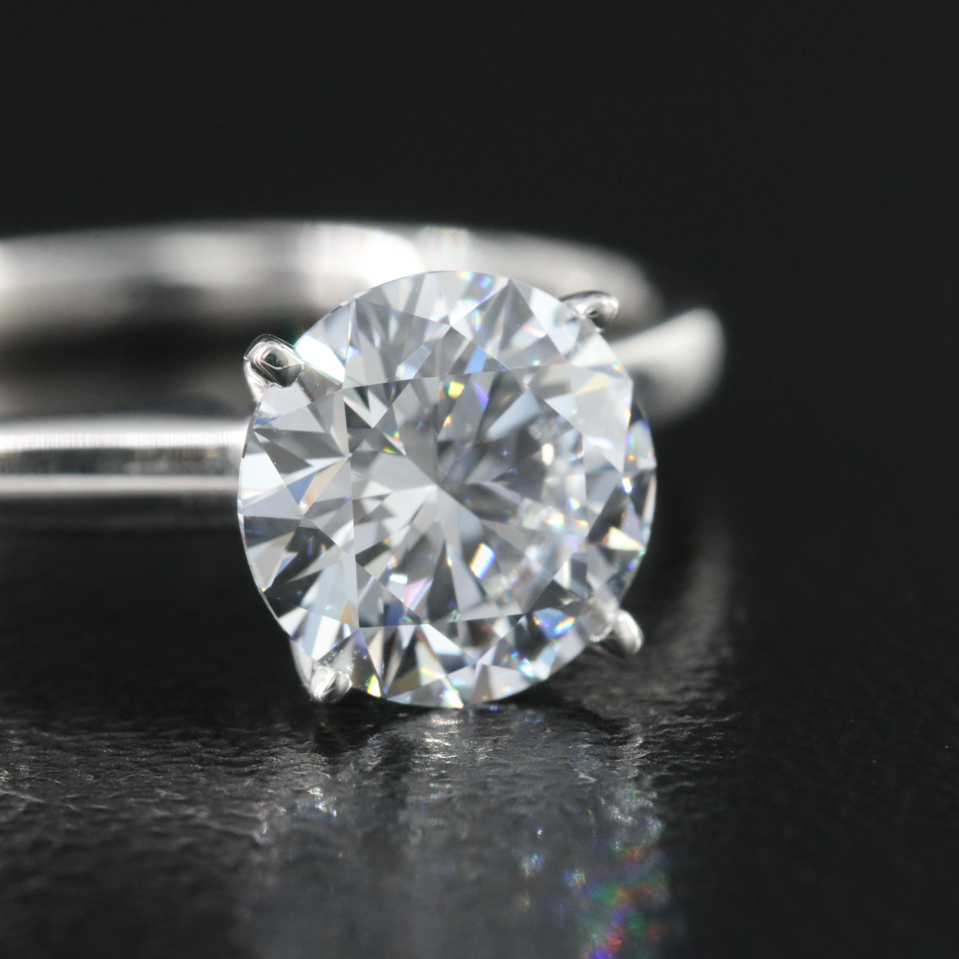 14K 1.39 CT Lab Grown Diamond Solitaire Ring