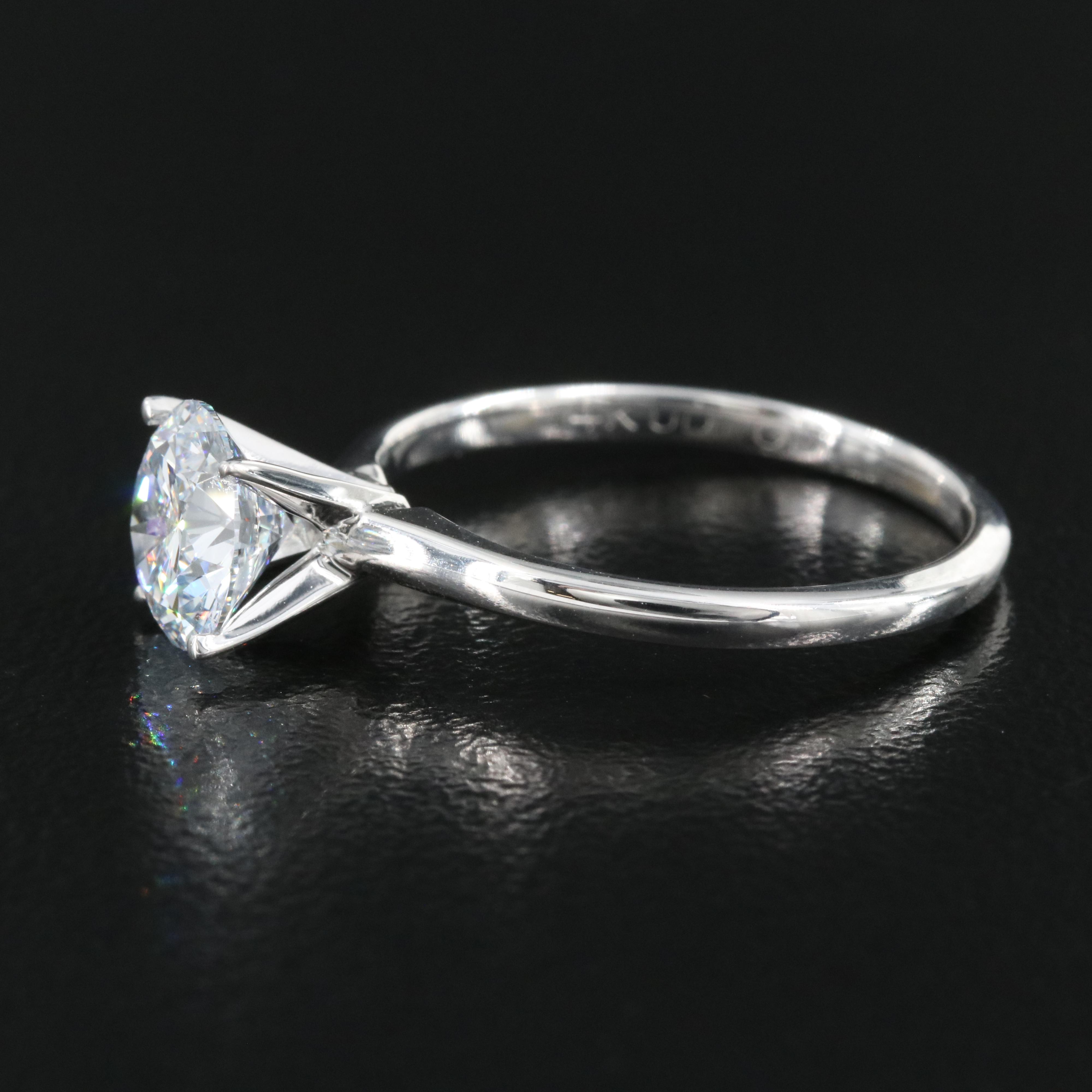14K 1.39 CT Lab Grown Diamond Solitaire Ring
