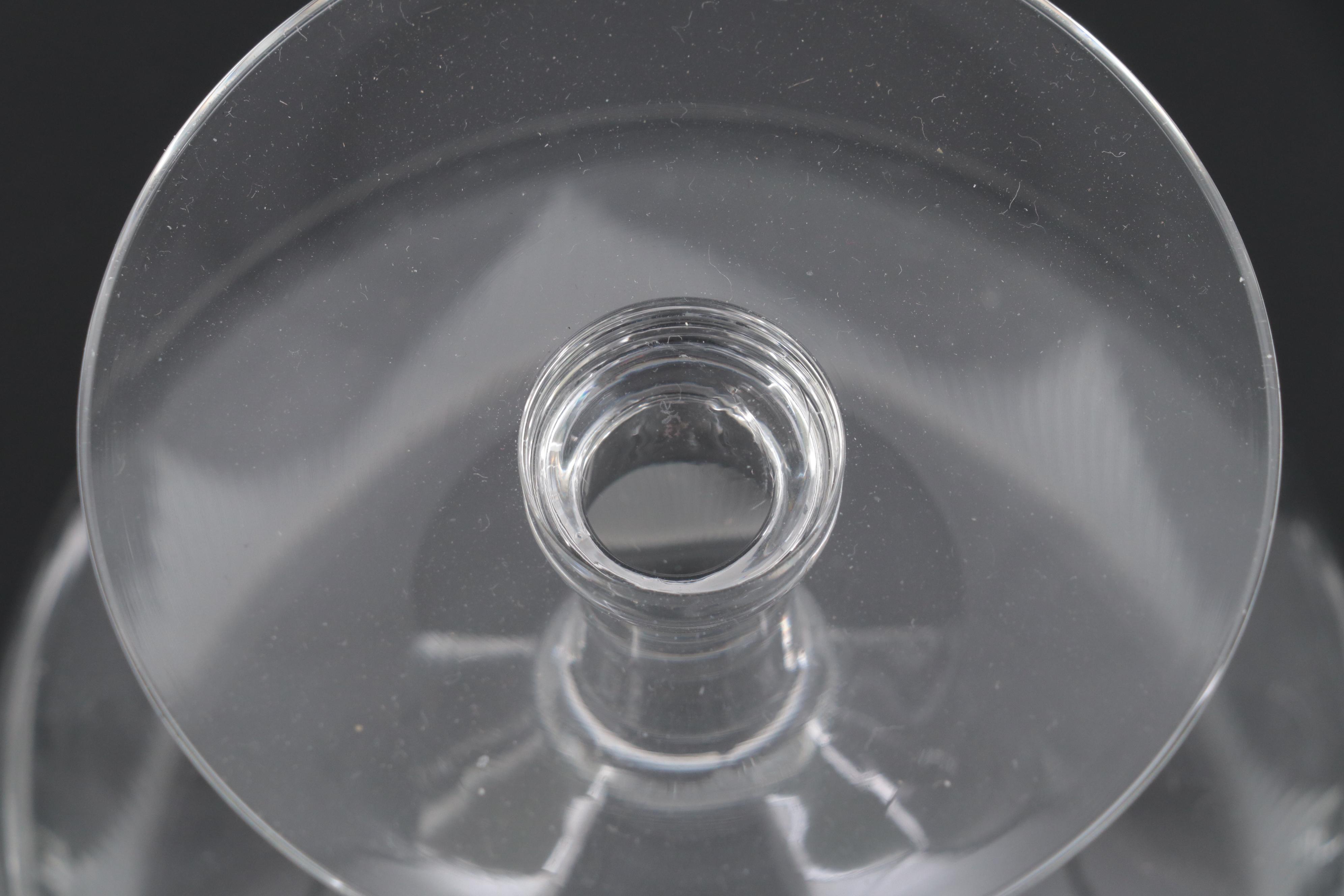 Footed Shrimp Cocktail Glasses with Liners