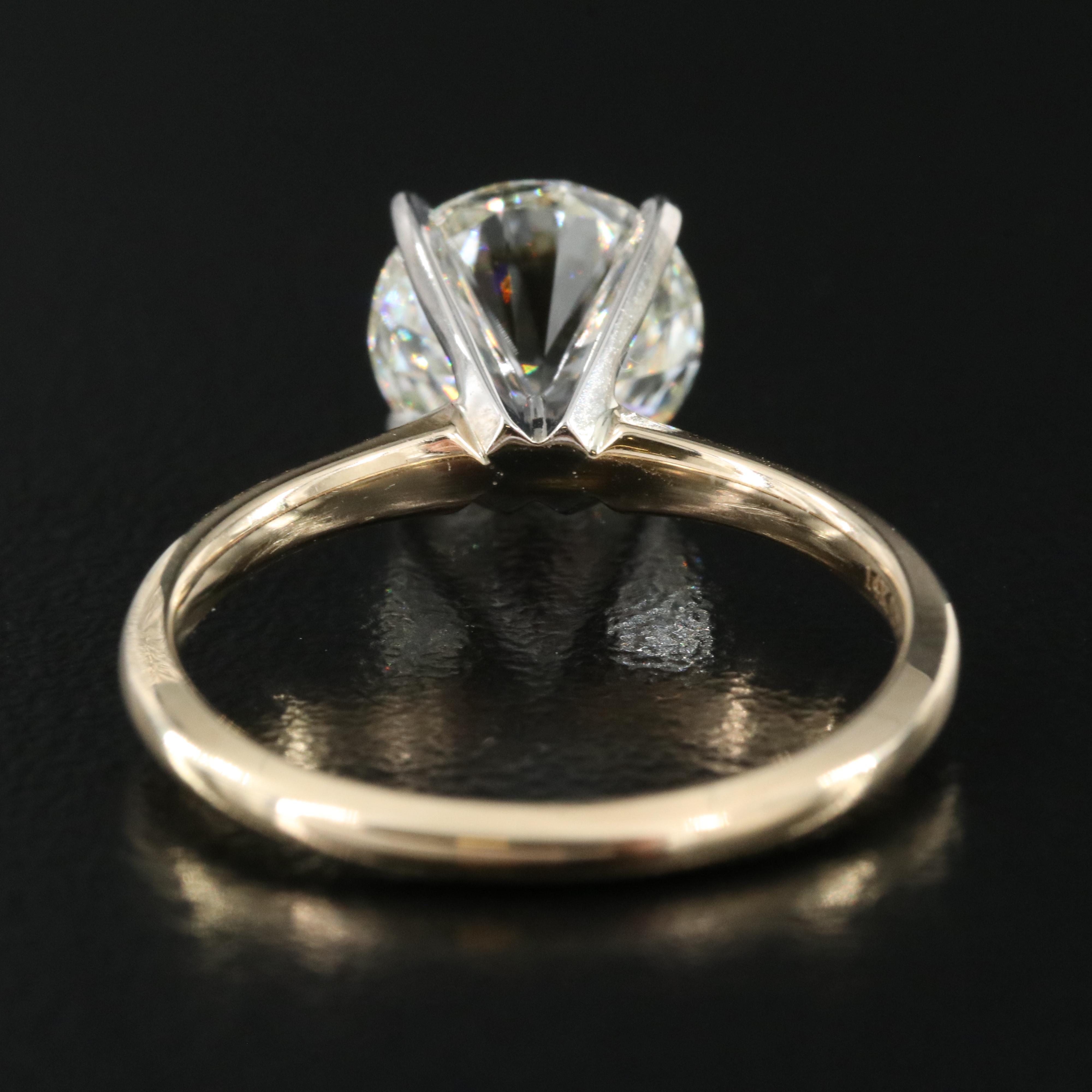 14K 1.99 CT Lab Grown Diamond Solitaire Ring