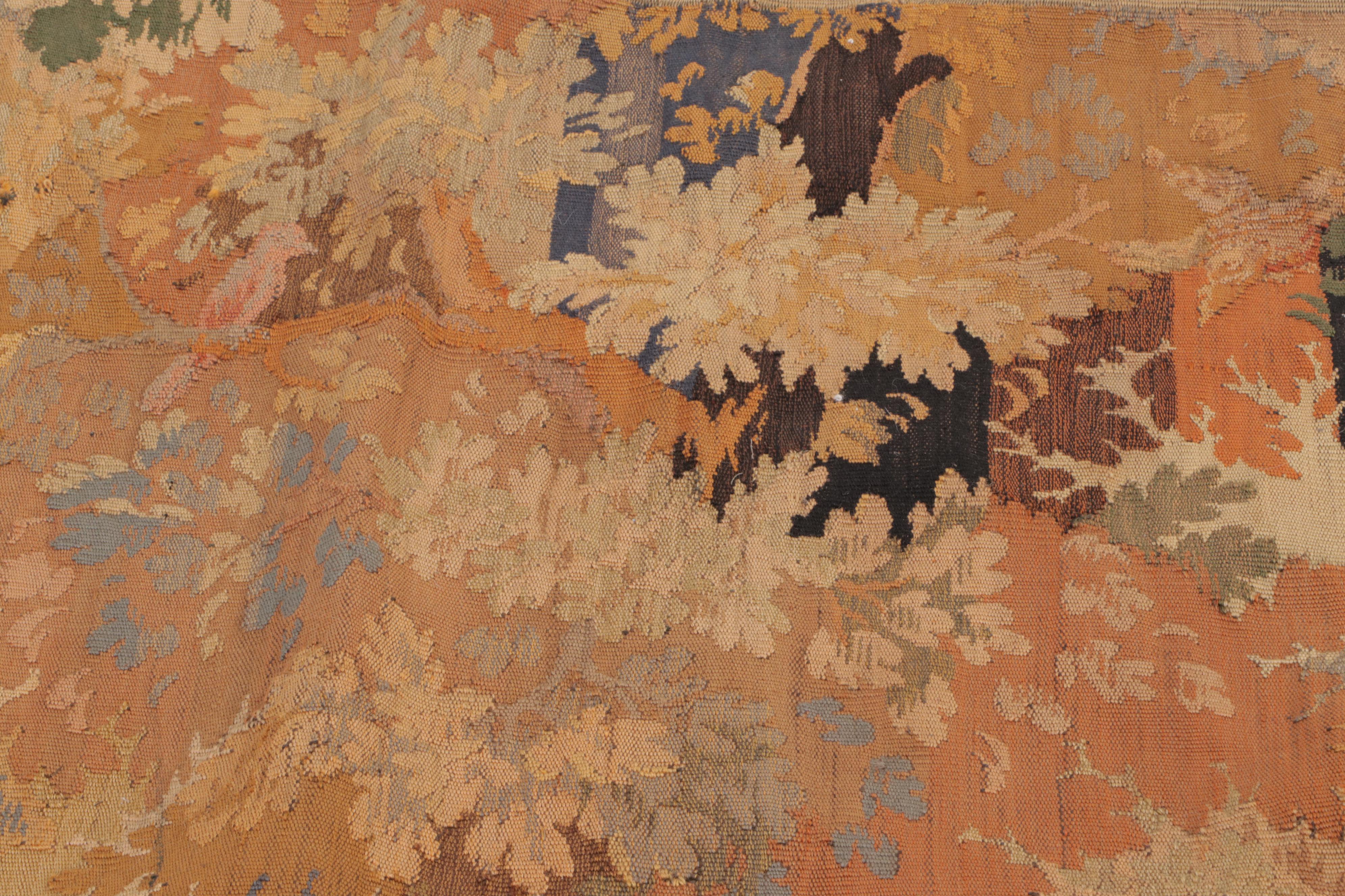 Flemish Landscape Woven Tapestry, 19th Century