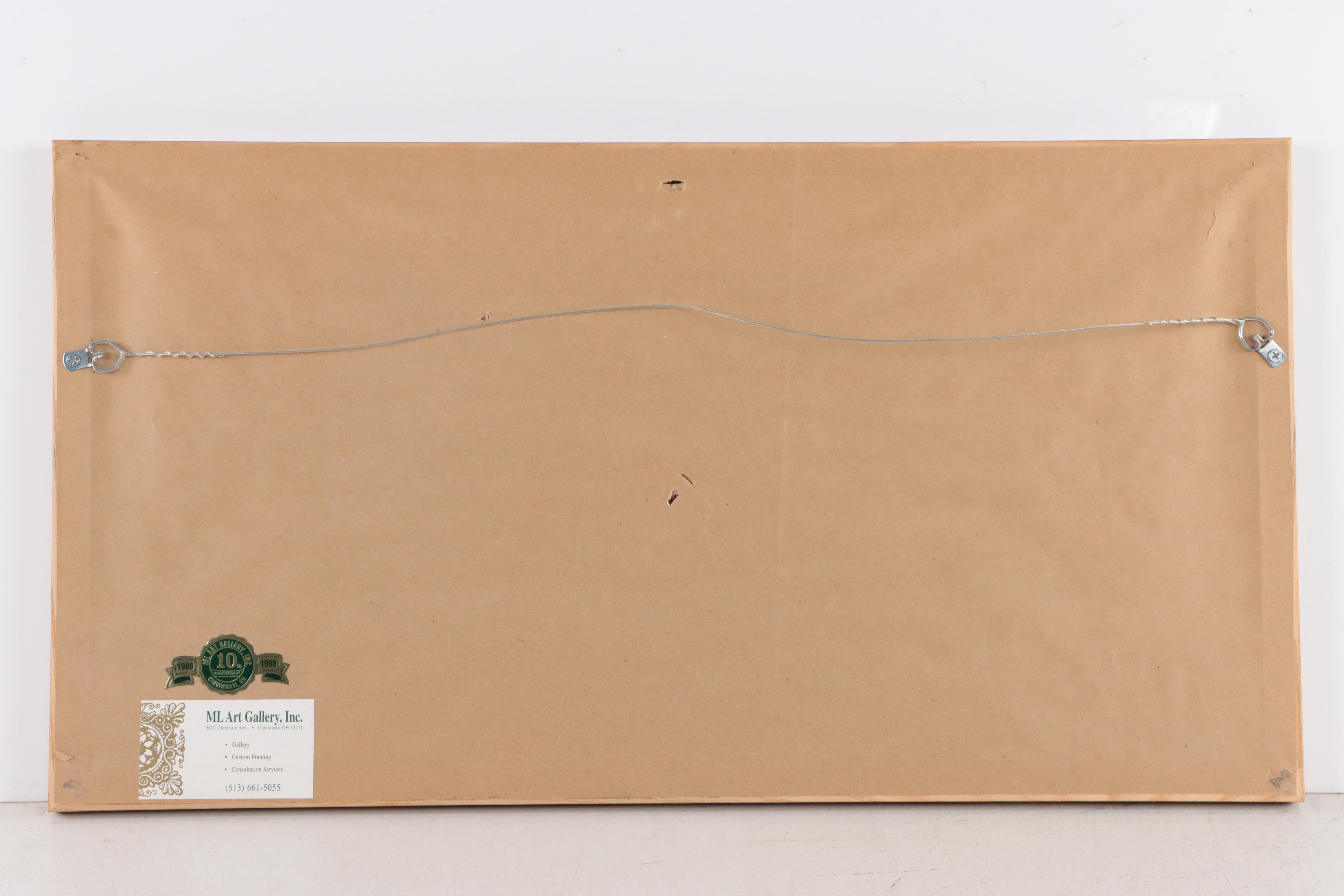 Ink Drawing of Ostriches