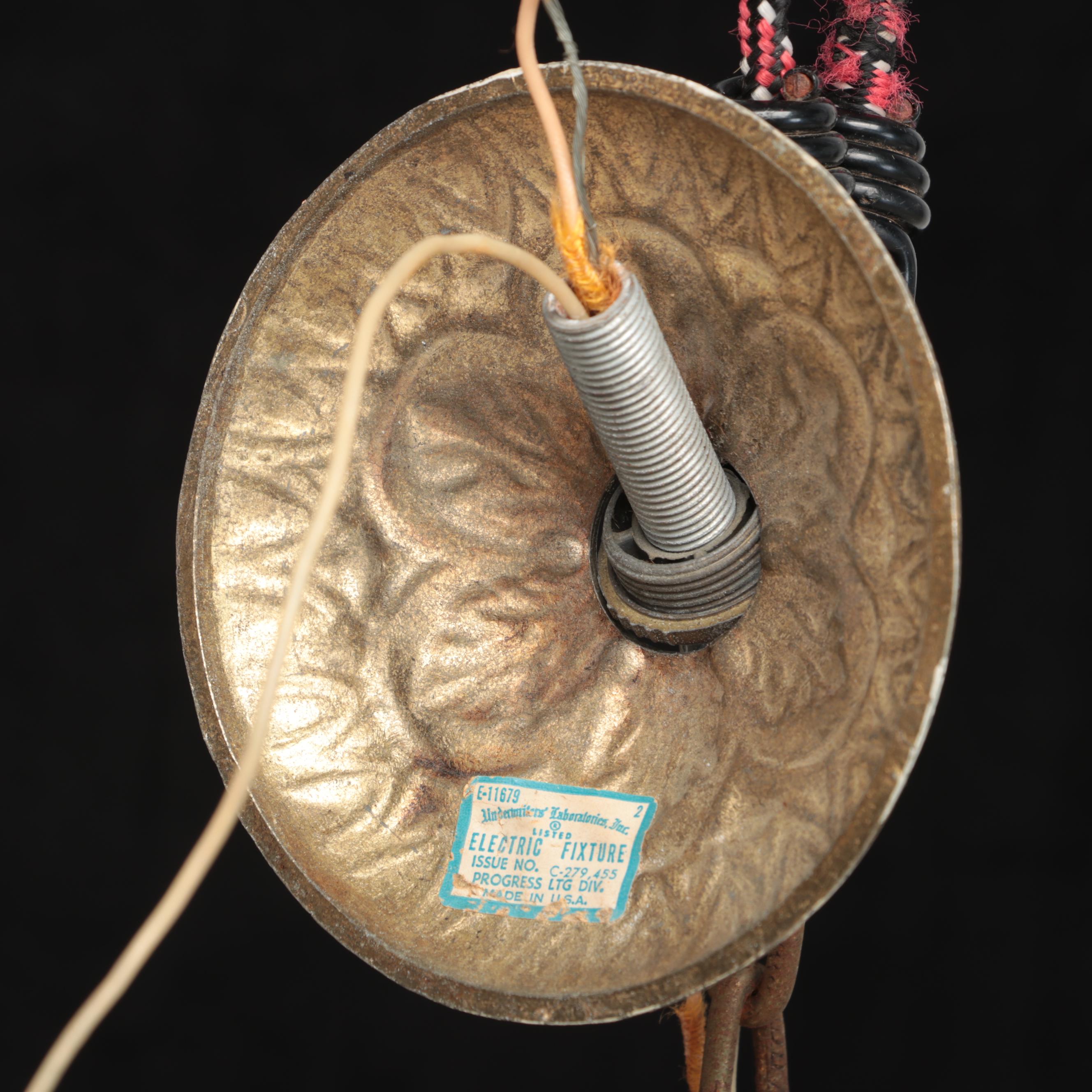 Victorian Baroque Style Putti Relief Gilt Metal Eight-Arm Chandelier