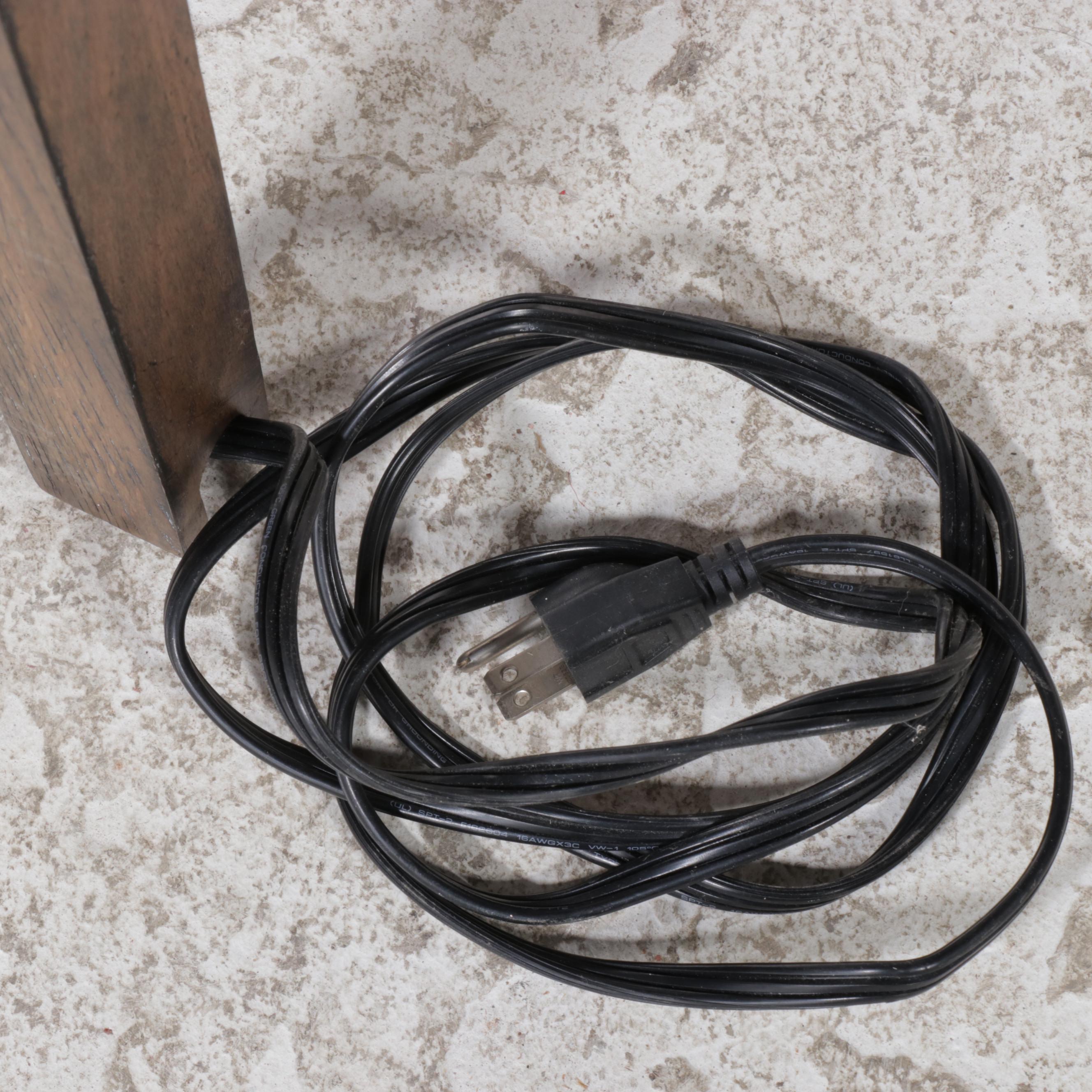 Rustic Oak Desk with Upholstered Side Chair