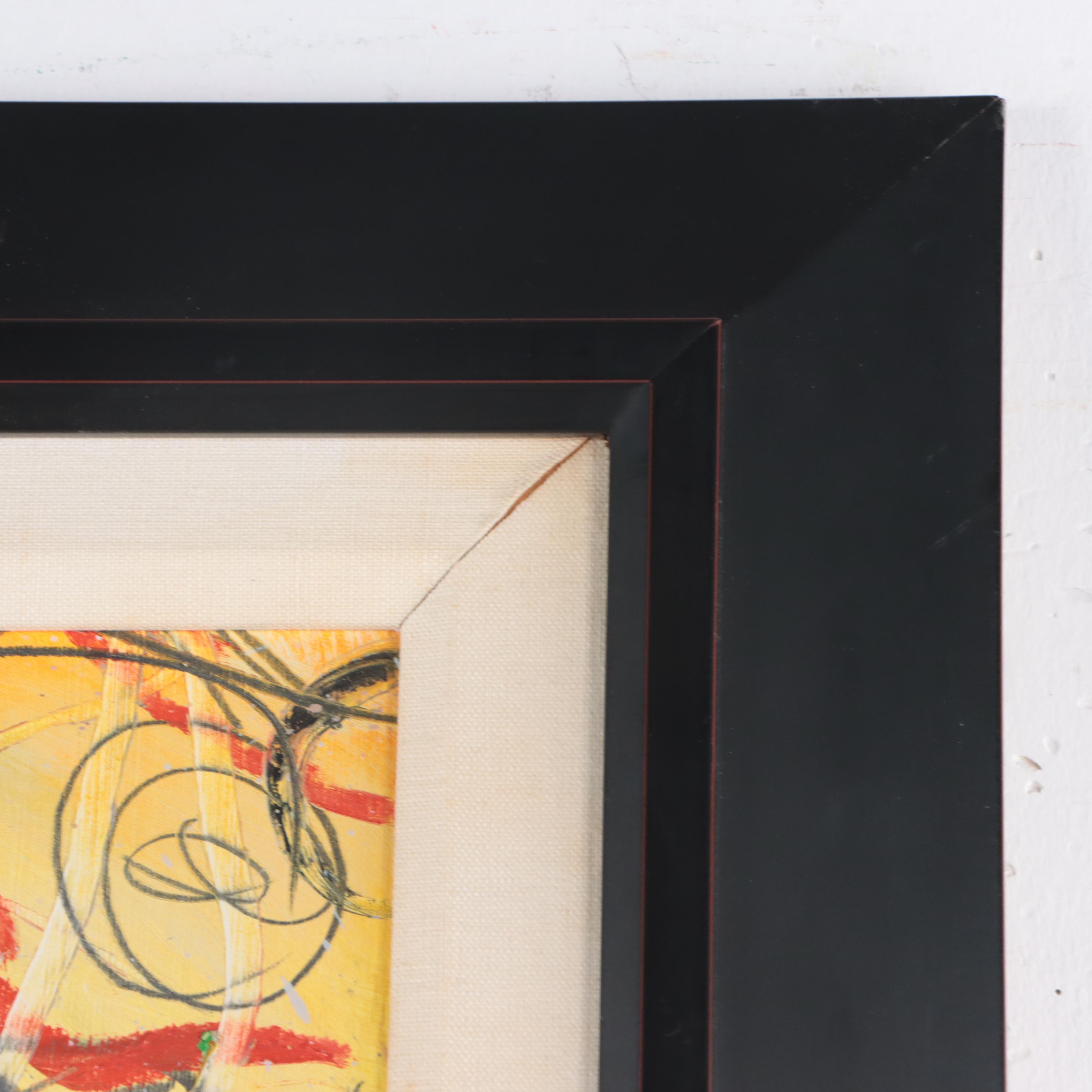 Tom Hieronymus Towhey Non-objective Mixed Media Painting