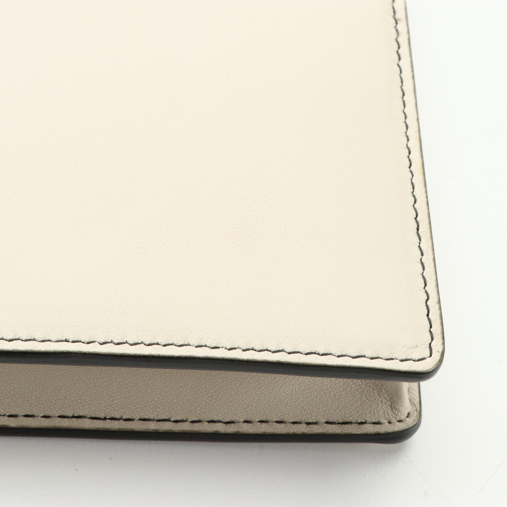 Bottega Veneta Wallet on Chain in Intrecciato and Smooth Nappa Leather with Box