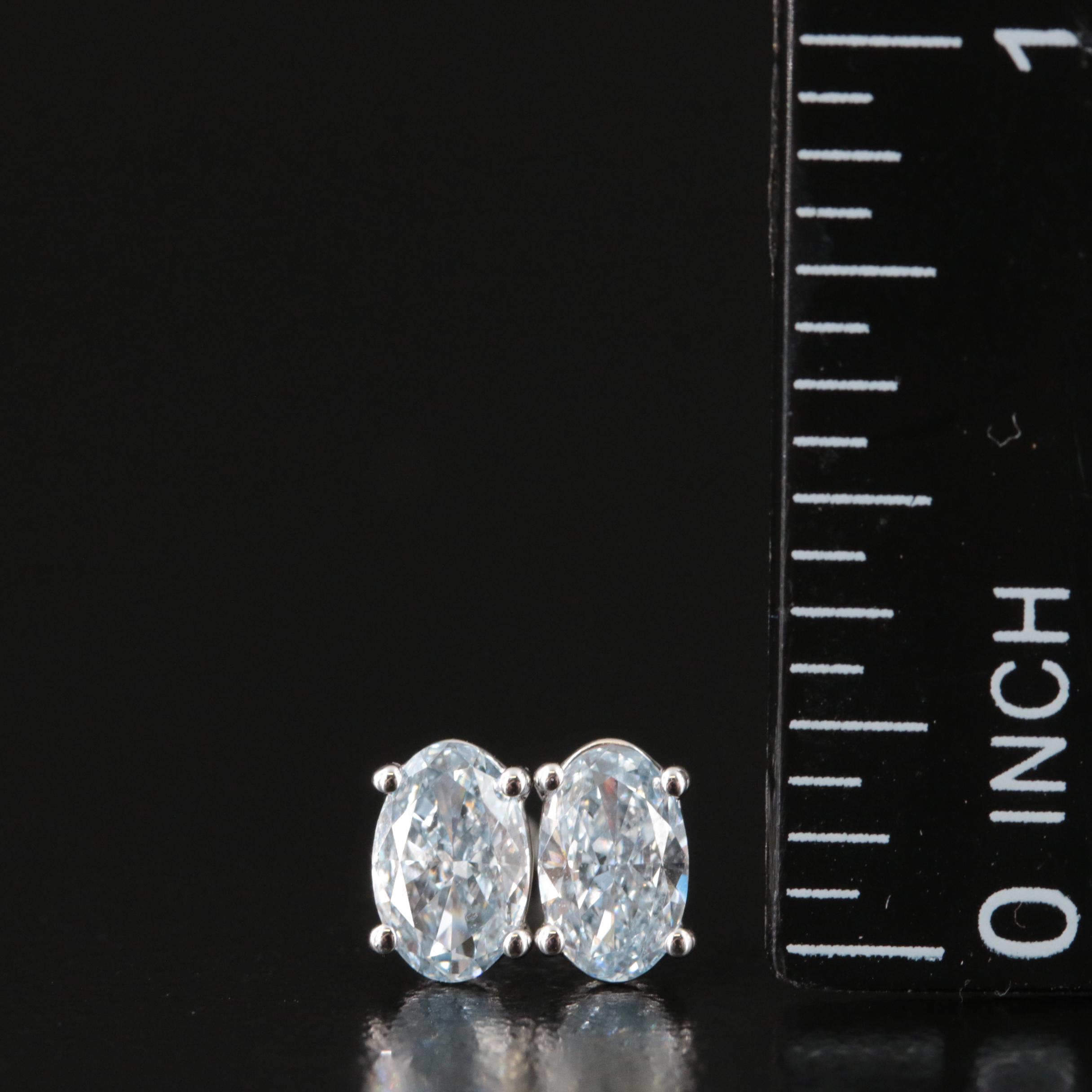 14K 1.04 CTW Lab Grown Diamond Stud Earrings