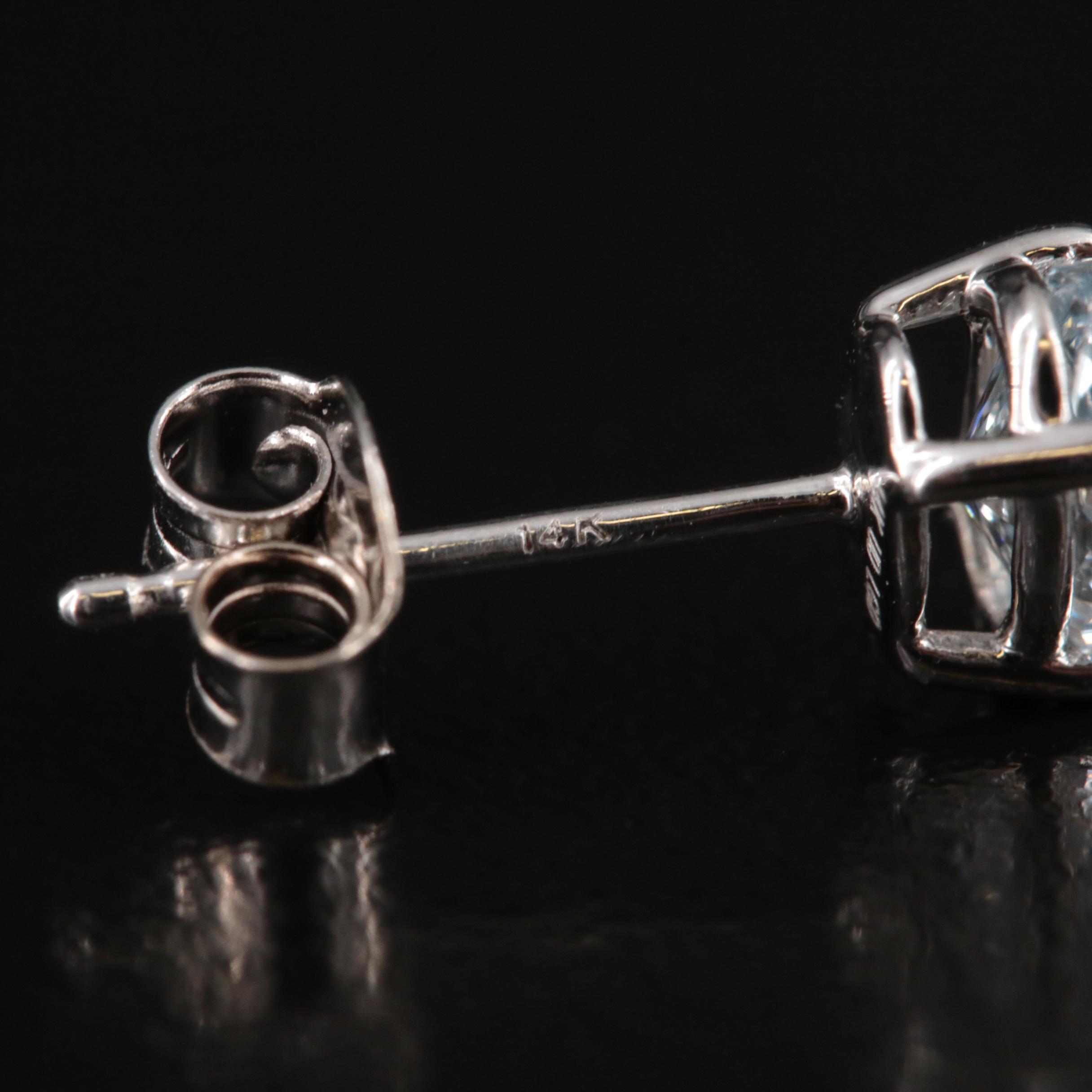 14K 1.04 CTW Lab Grown Diamond Stud Earrings