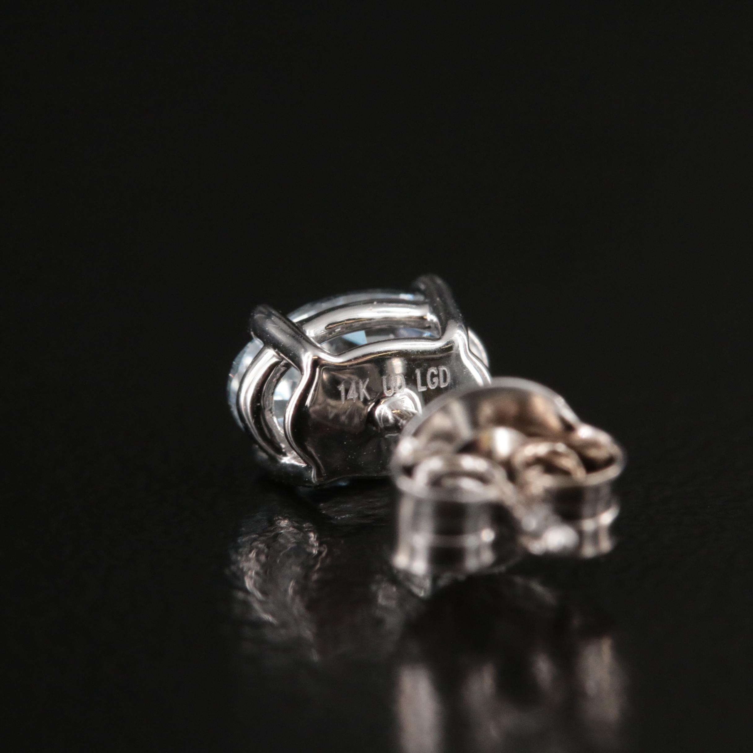 14K 1.04 CTW Lab Grown Diamond Stud Earrings