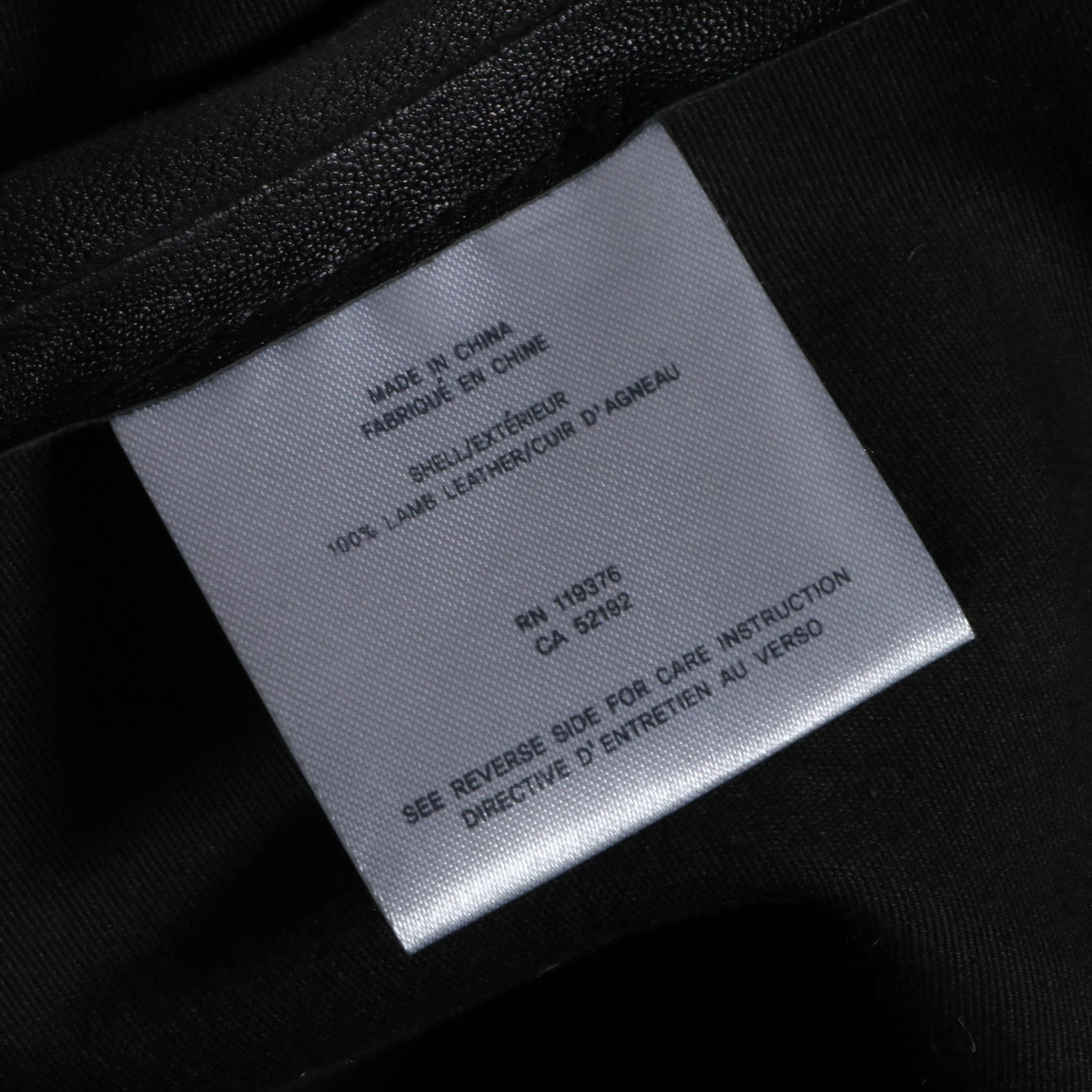Helmut Lang Mini Skirts in Stretch Leather