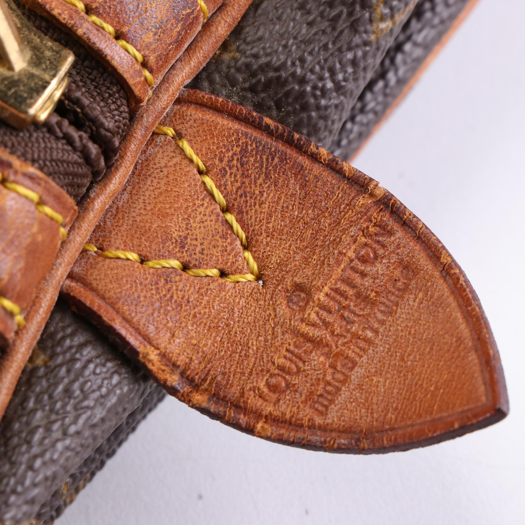 Louis Vuitton Sac Souple 45 Travel Bag in Monogram Canvas and Vachetta Leather