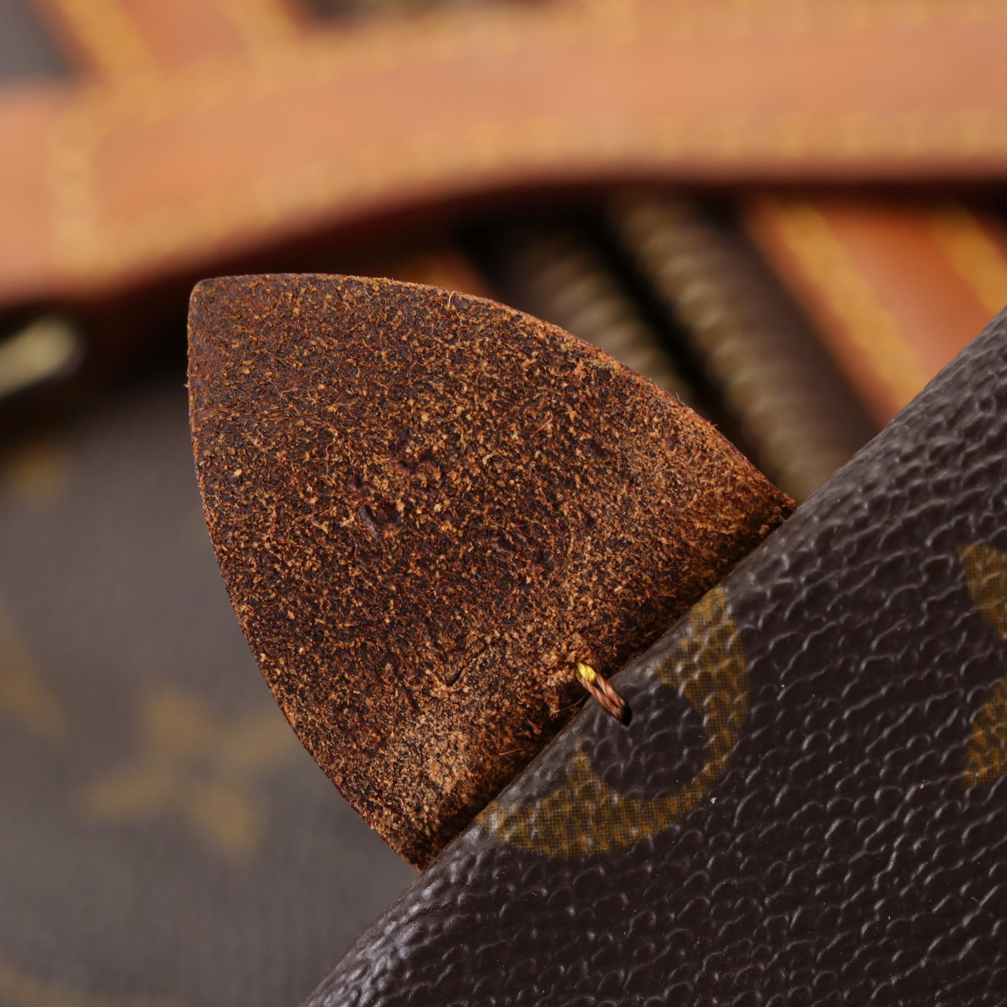 Louis Vuitton Sac Souple 45 Travel Bag in Monogram Canvas and Vachetta Leather