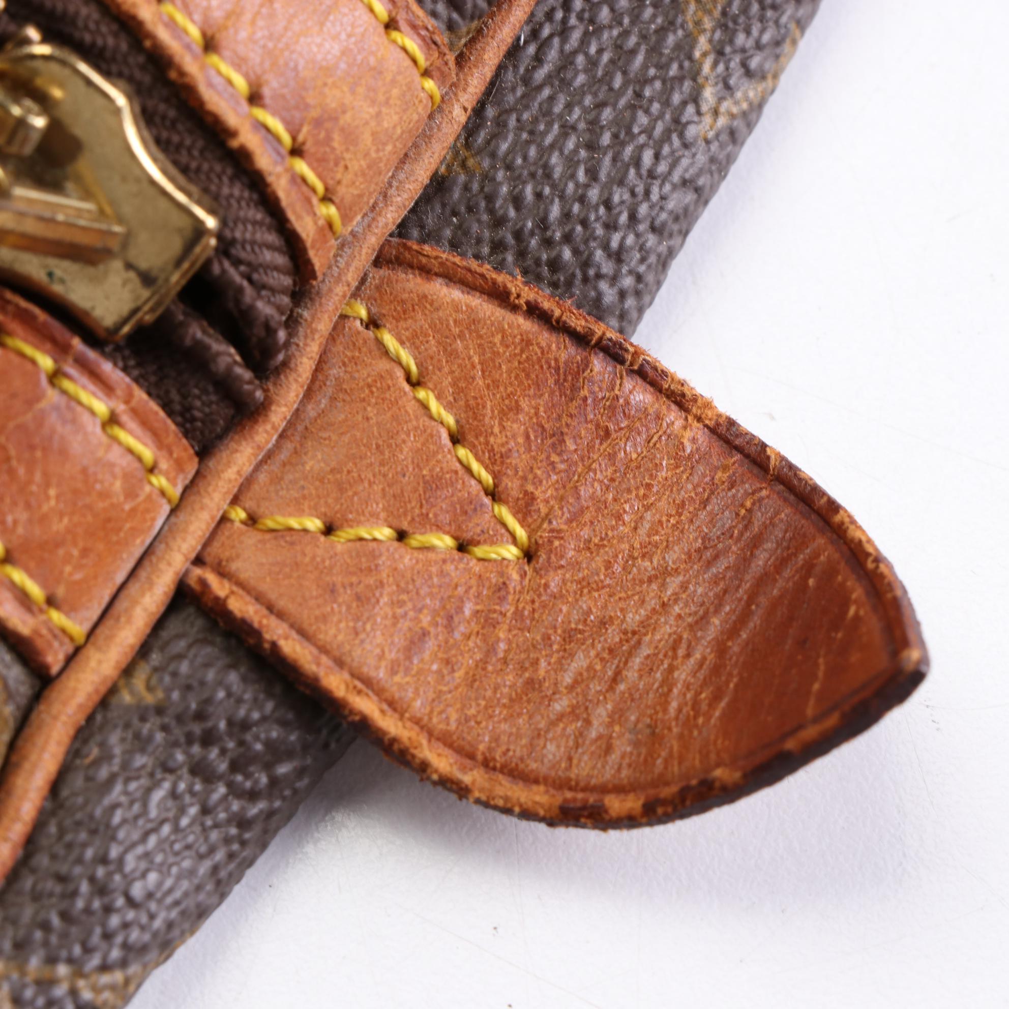 Louis Vuitton Sac Souple 45 Travel Bag in Monogram Canvas and Vachetta Leather