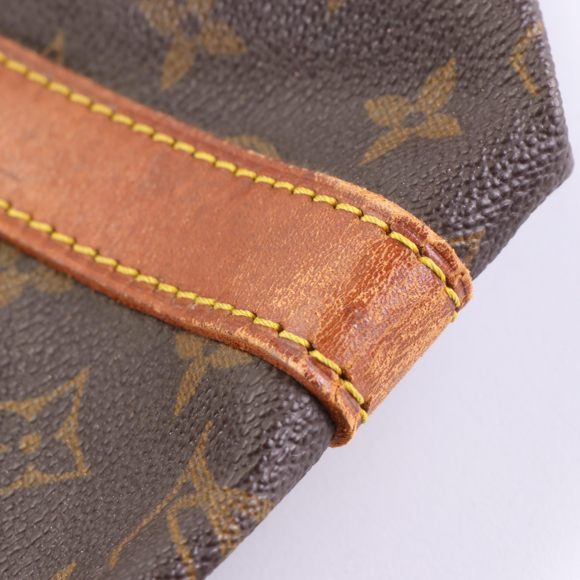 Louis Vuitton Sac Souple 45 Travel Bag in Monogram Canvas and Vachetta Leather