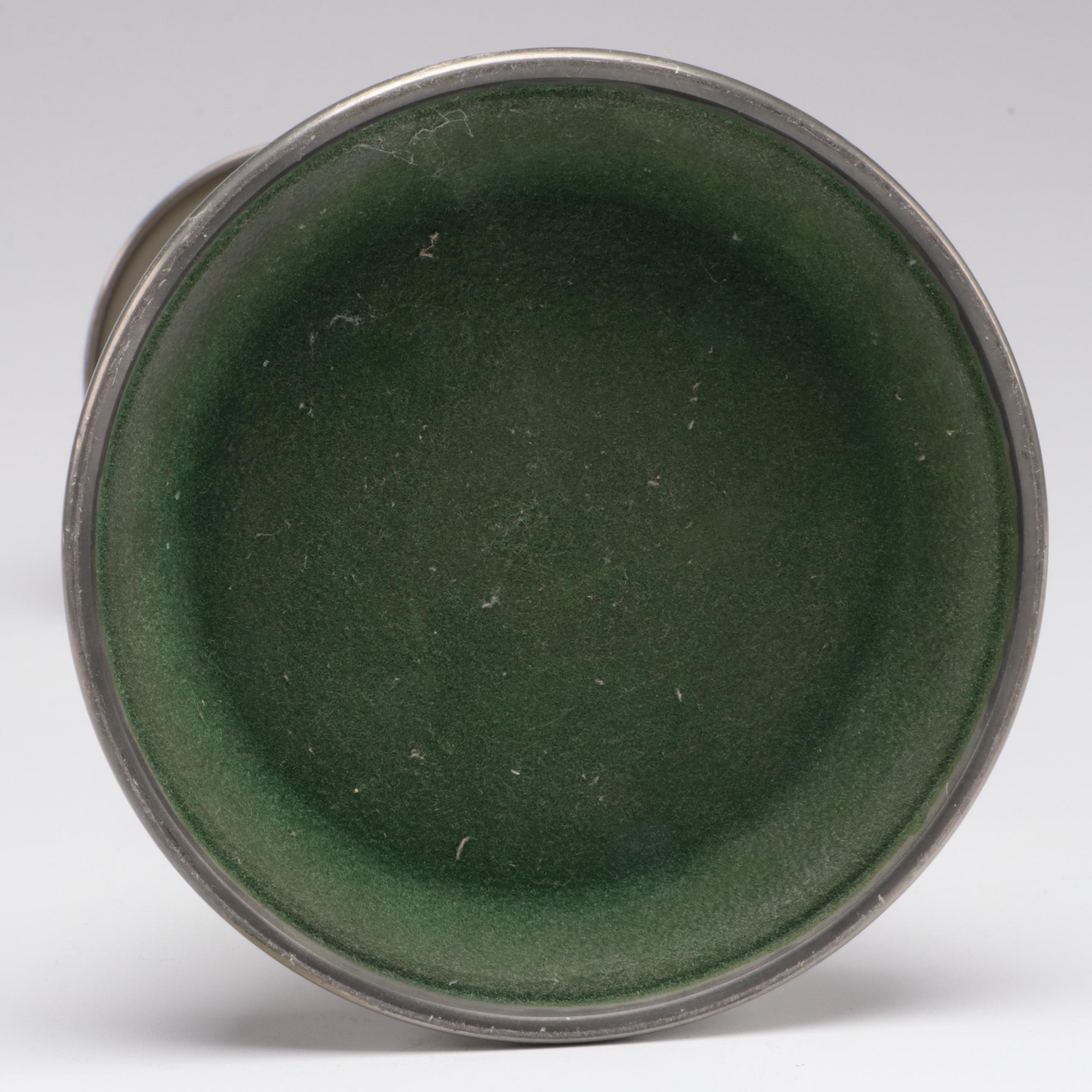 Victorian Aesthetic Movement Condiment Set with Candle Holder and Chamber Pot