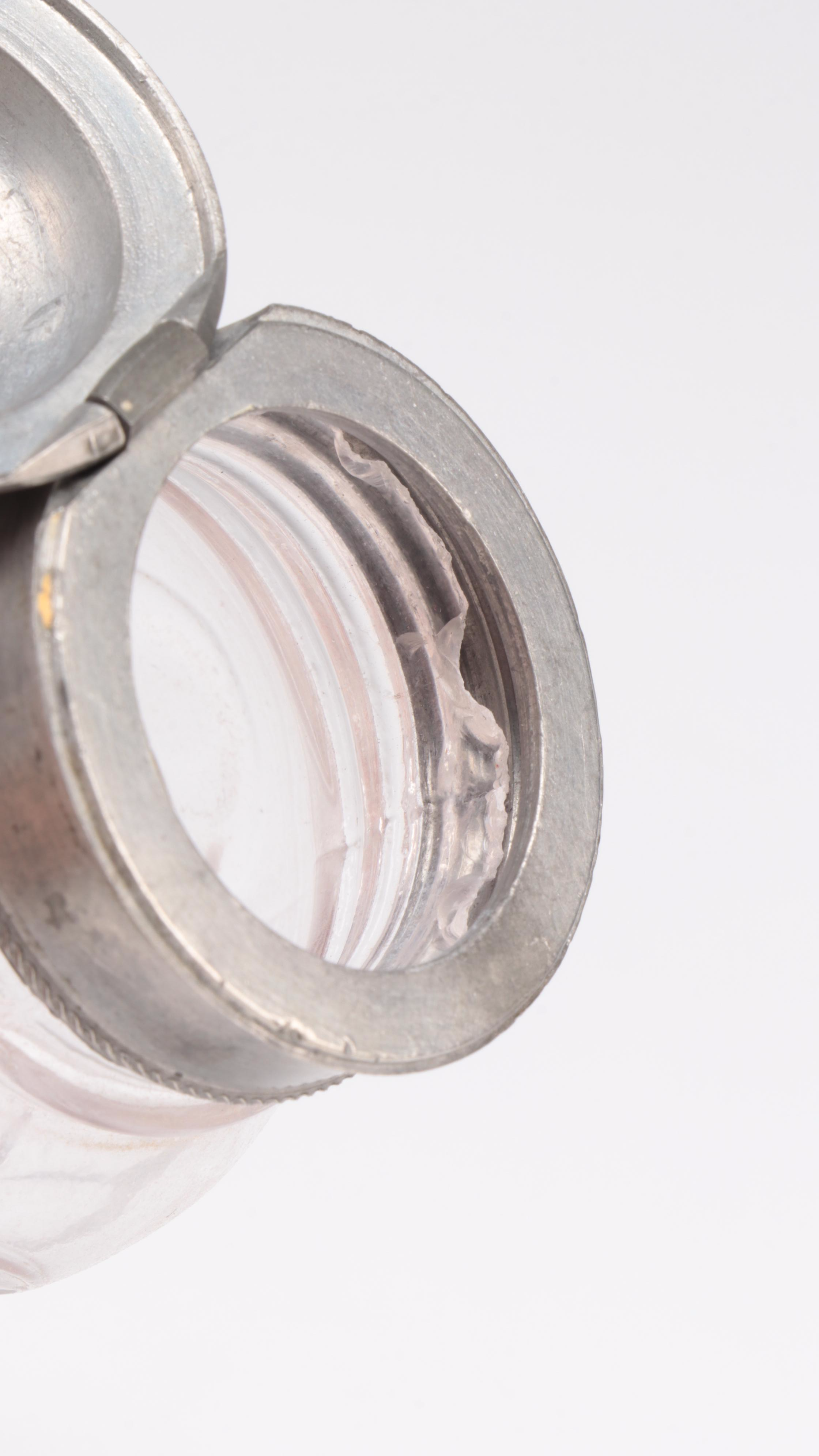 Victorian Aesthetic Movement Condiment Set with Candle Holder and Chamber Pot