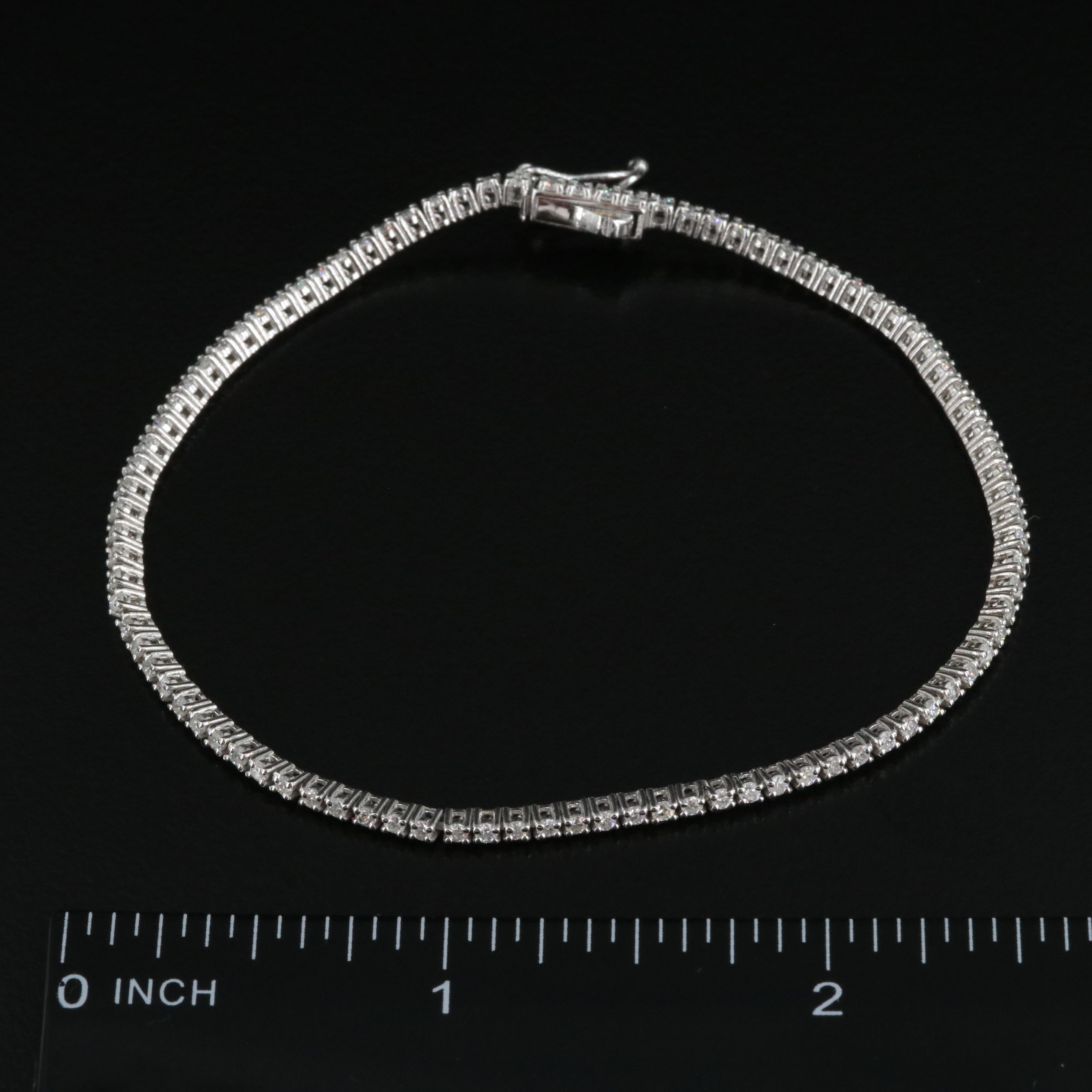 14K 1.04 CTW Diamond Line Bracelet