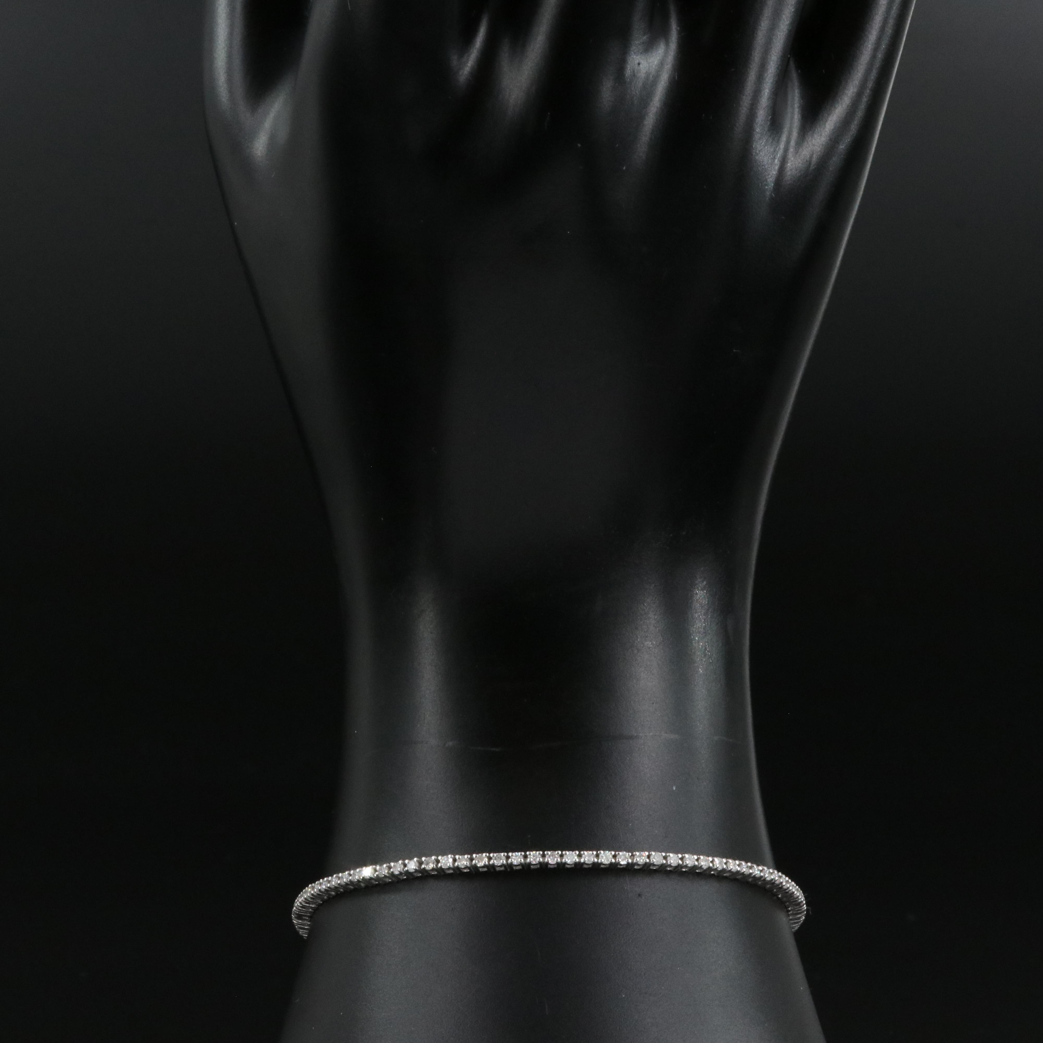 14K 1.04 CTW Diamond Line Bracelet