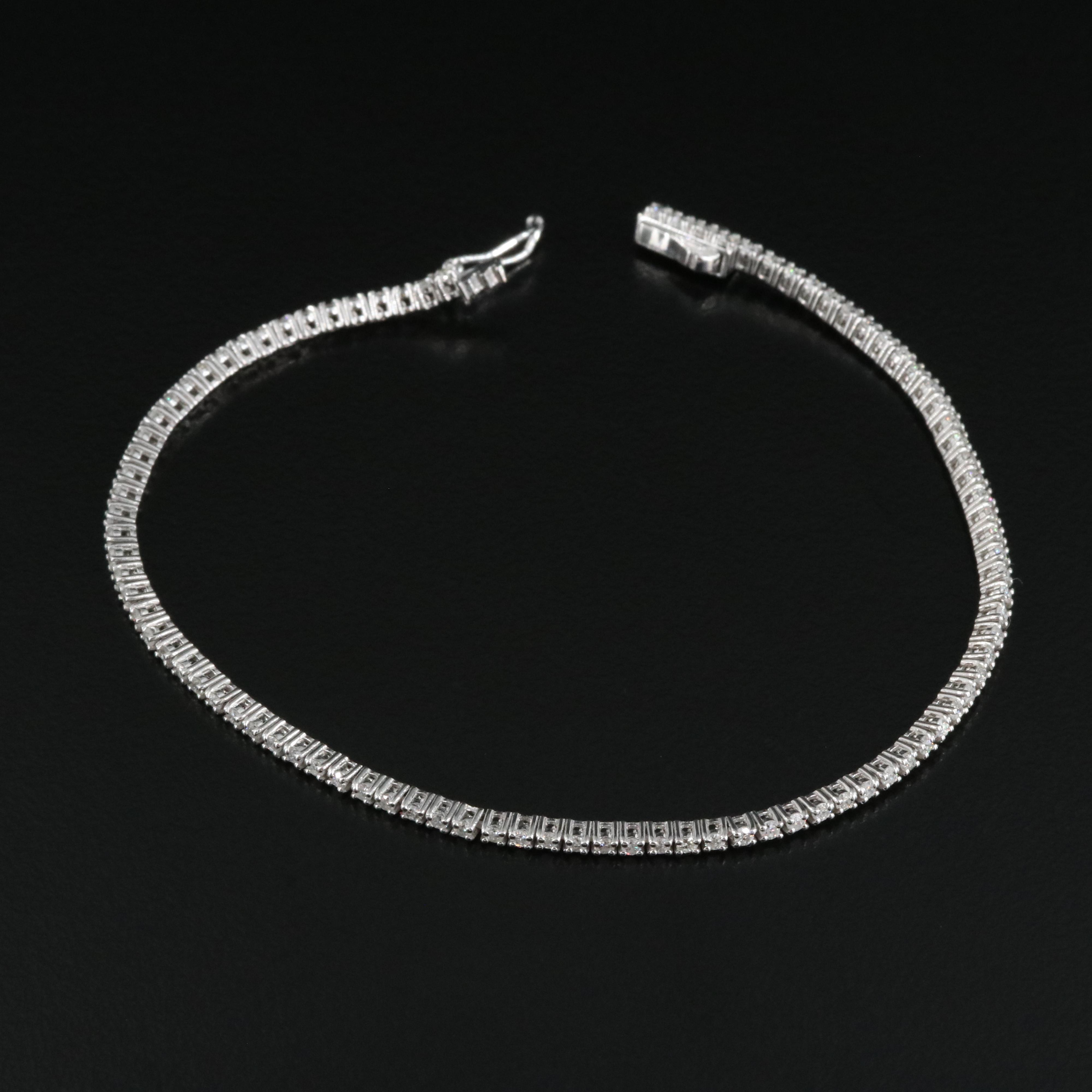 14K 1.04 CTW Diamond Line Bracelet