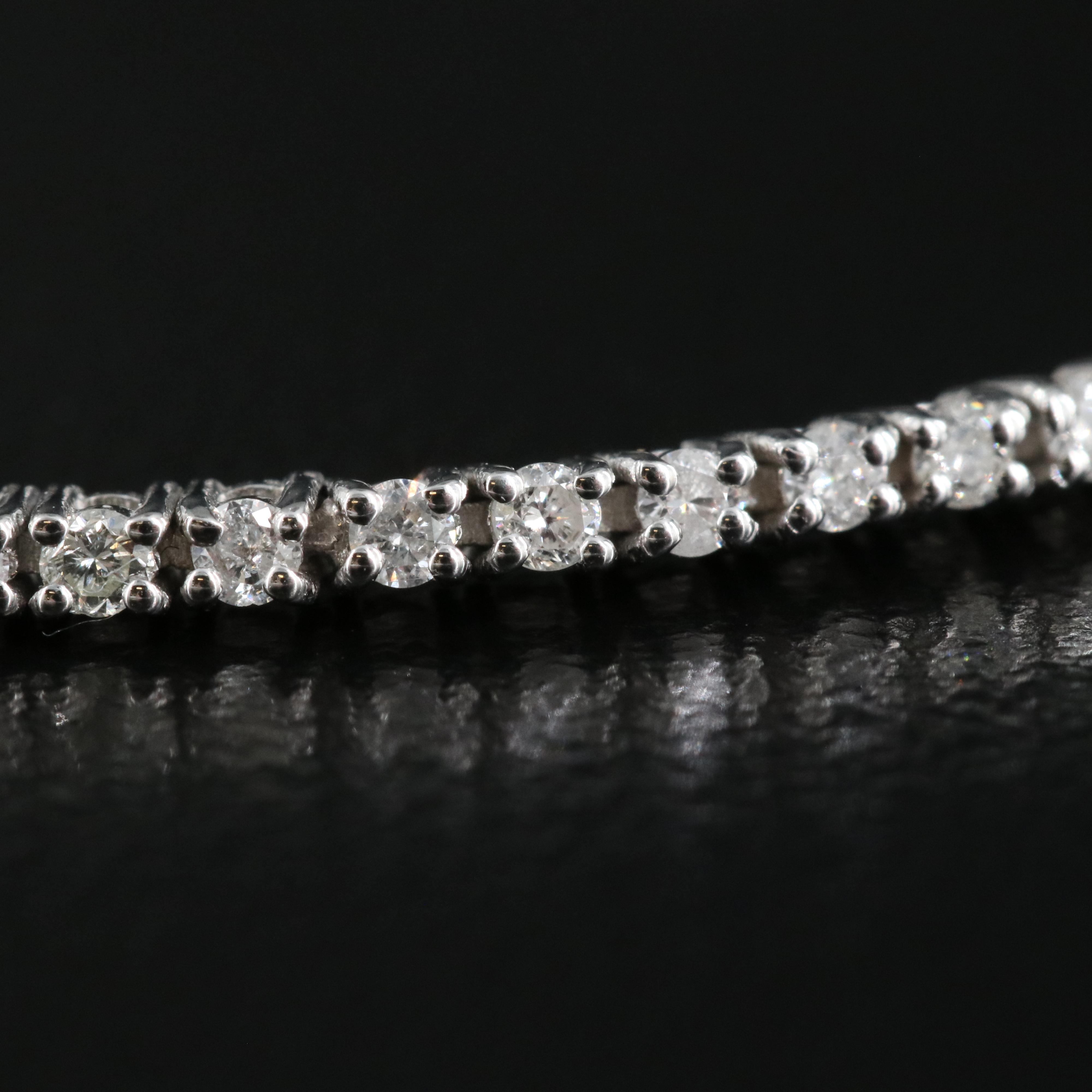 14K 1.04 CTW Diamond Line Bracelet