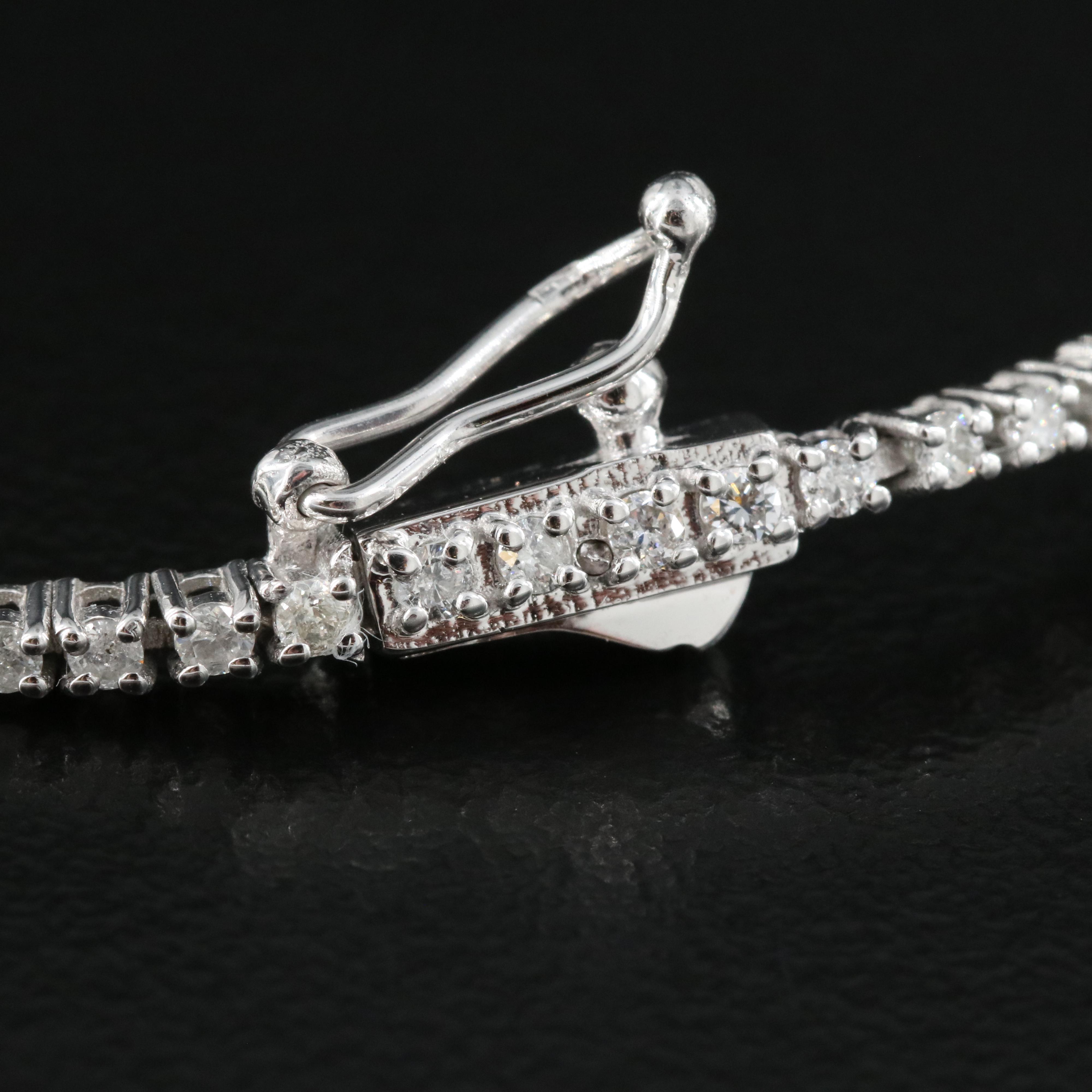 14K 1.04 CTW Diamond Line Bracelet